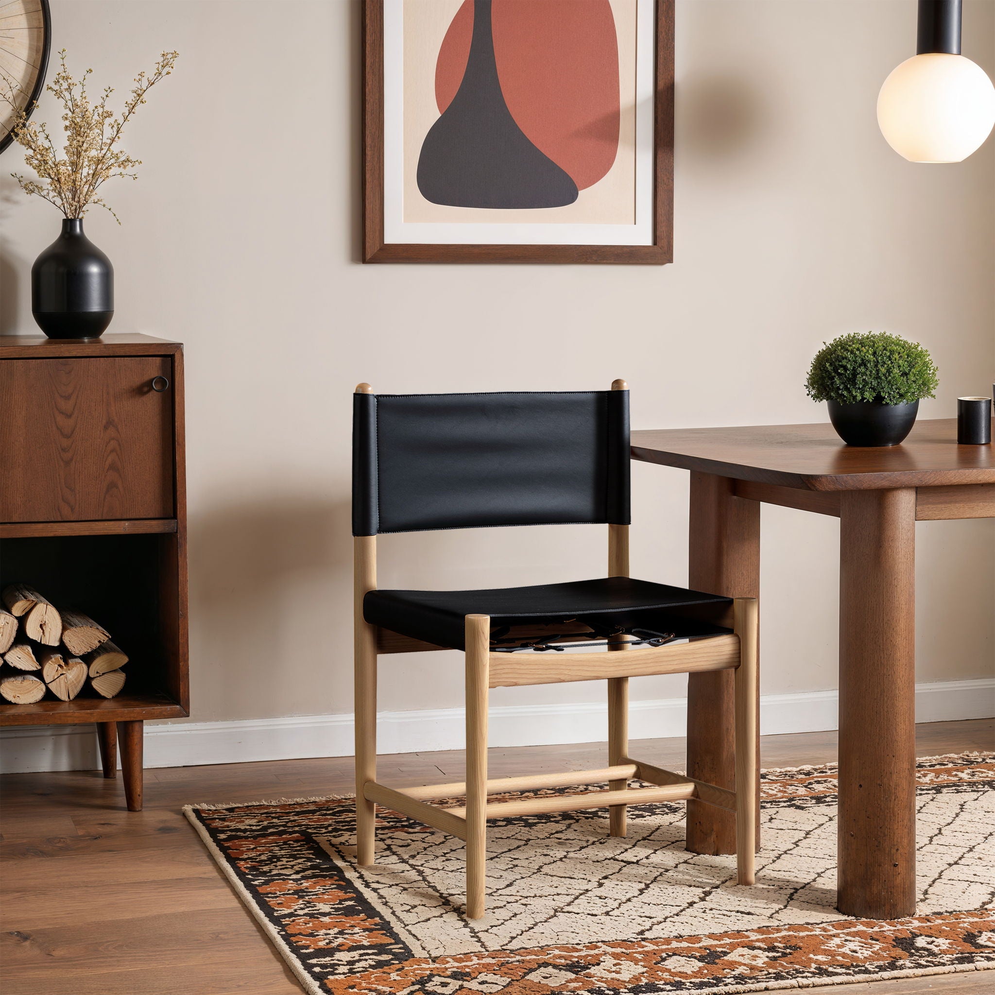 Rawlins - Dining Chair (Set of 2) - Natural Frame - Urban Living Furniture (Los Angeles, CA)