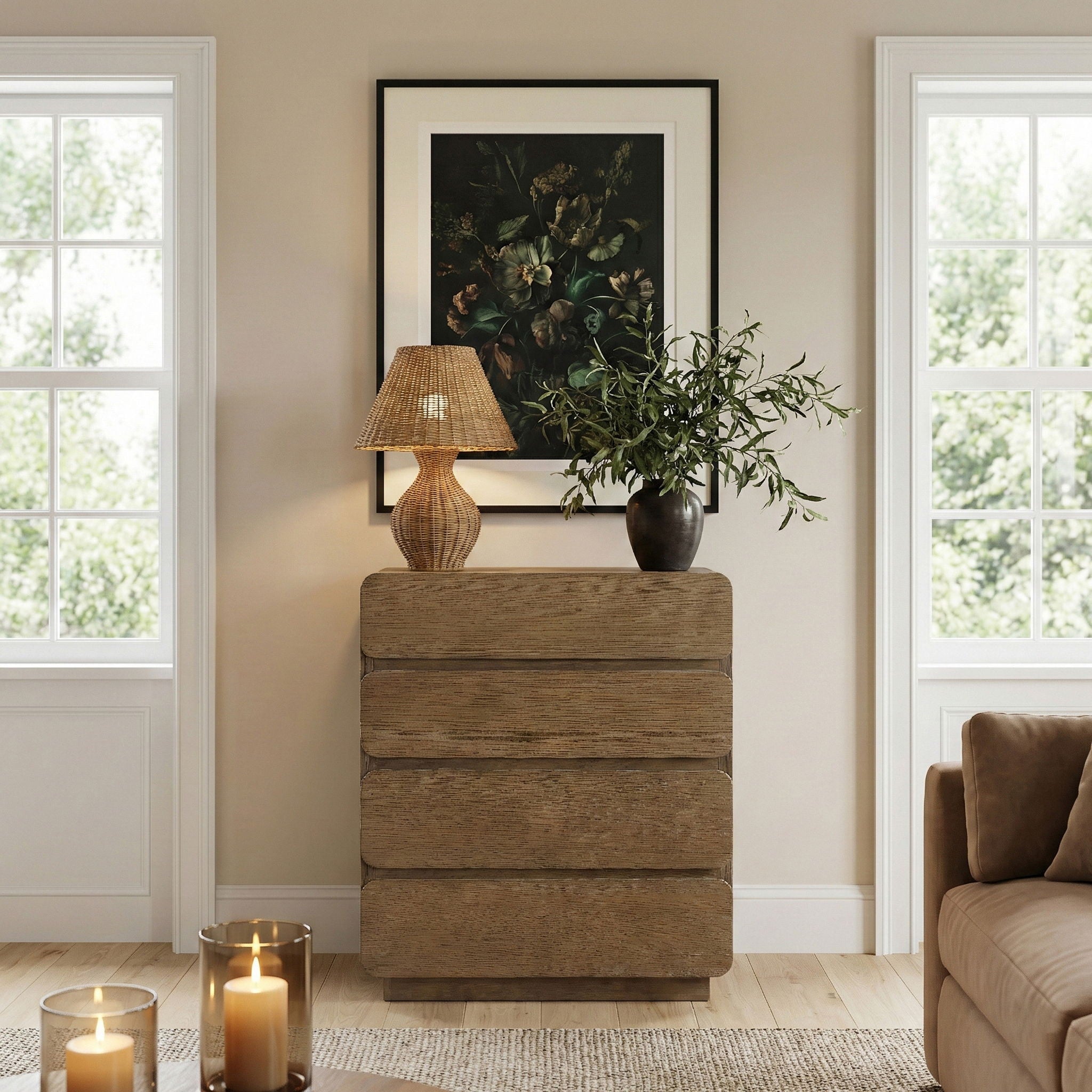 Adagio - Solid Wood And Oak Veneer Chest - Urban Living Furniture (Los Angeles, CA)