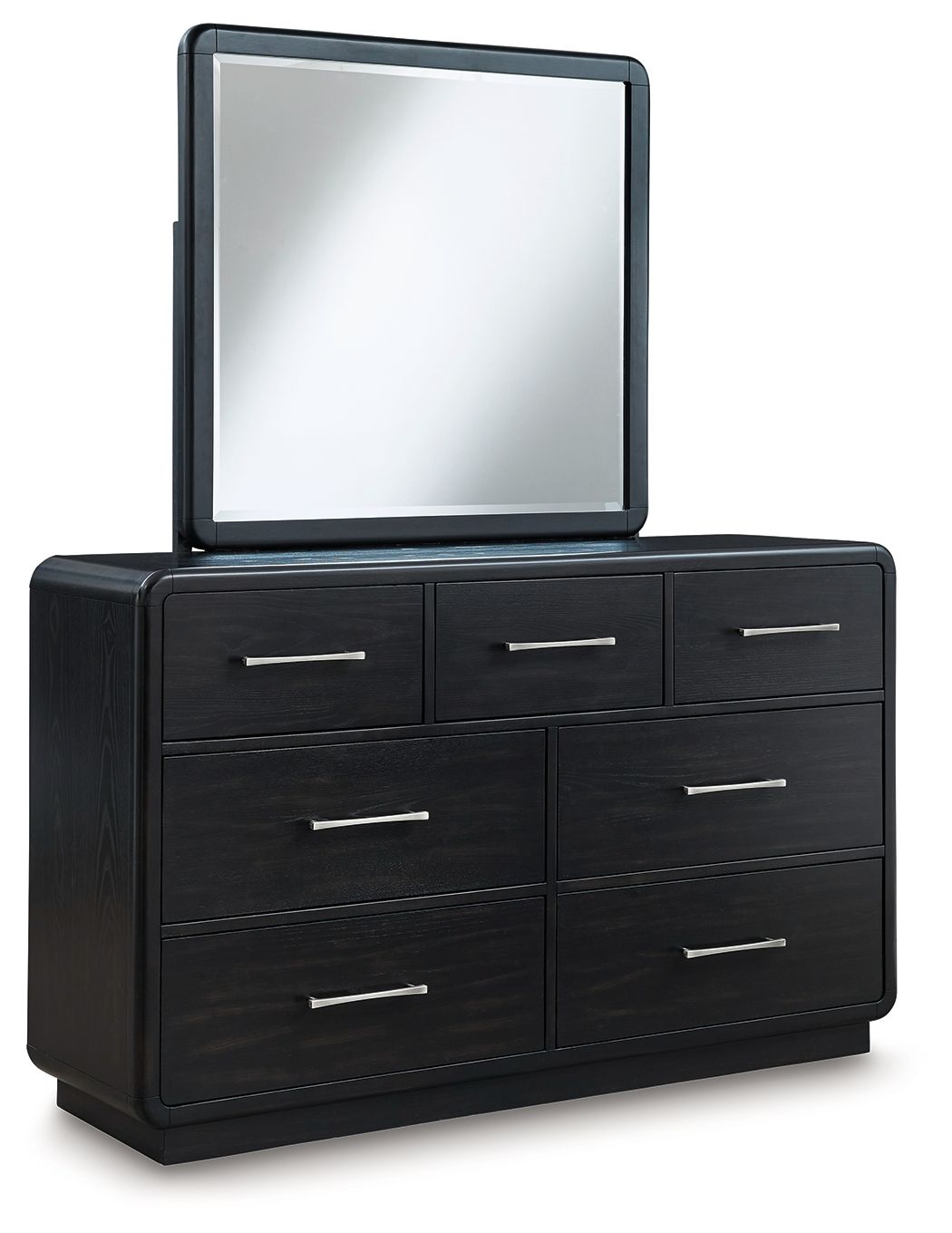 Rowanbeck - Black - Dresser And Mirror - Urban Living Furniture (Los Angeles, CA)