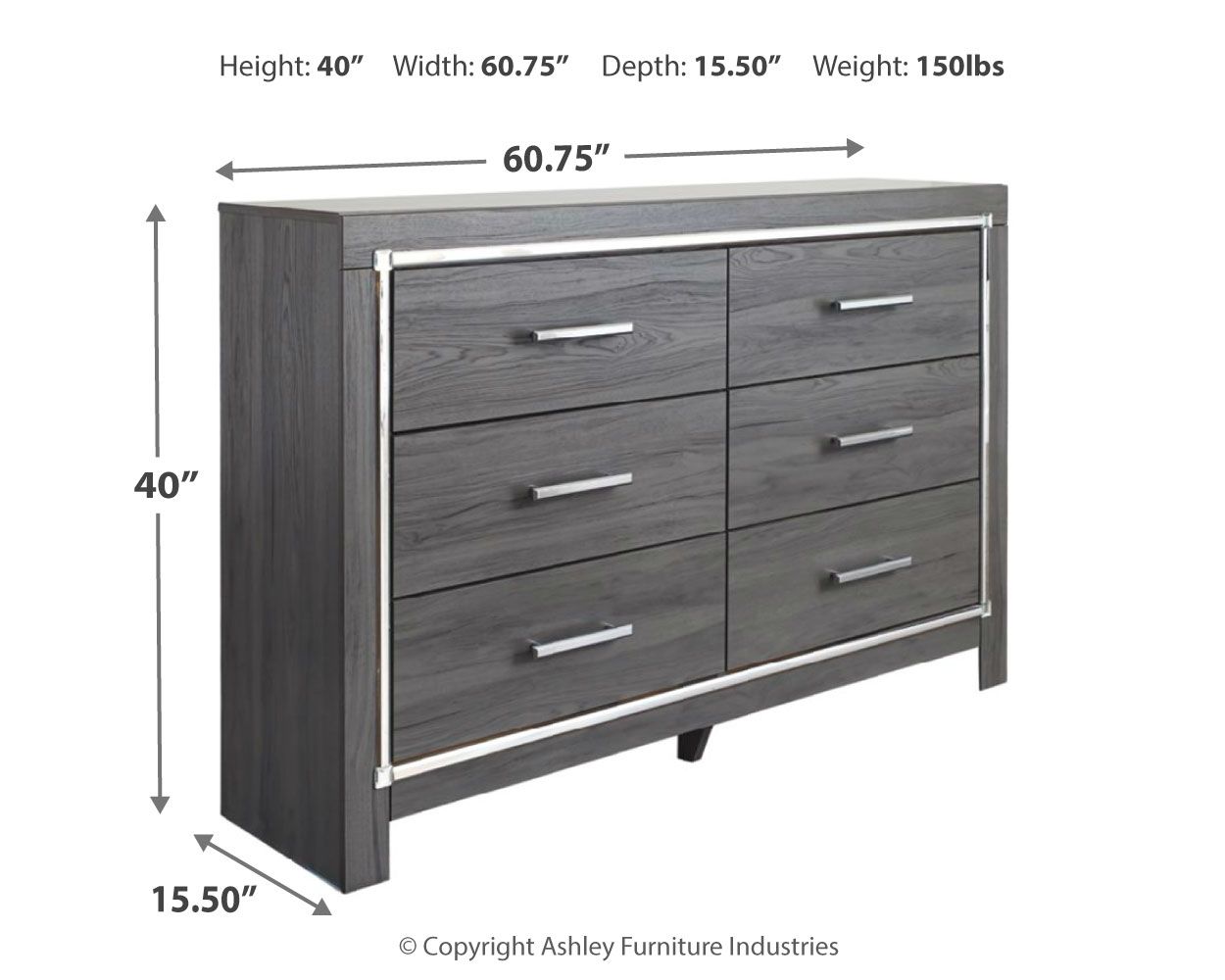 Lodanna - Dresser, Mirror - Urban Living Furniture (Los Angeles, CA)