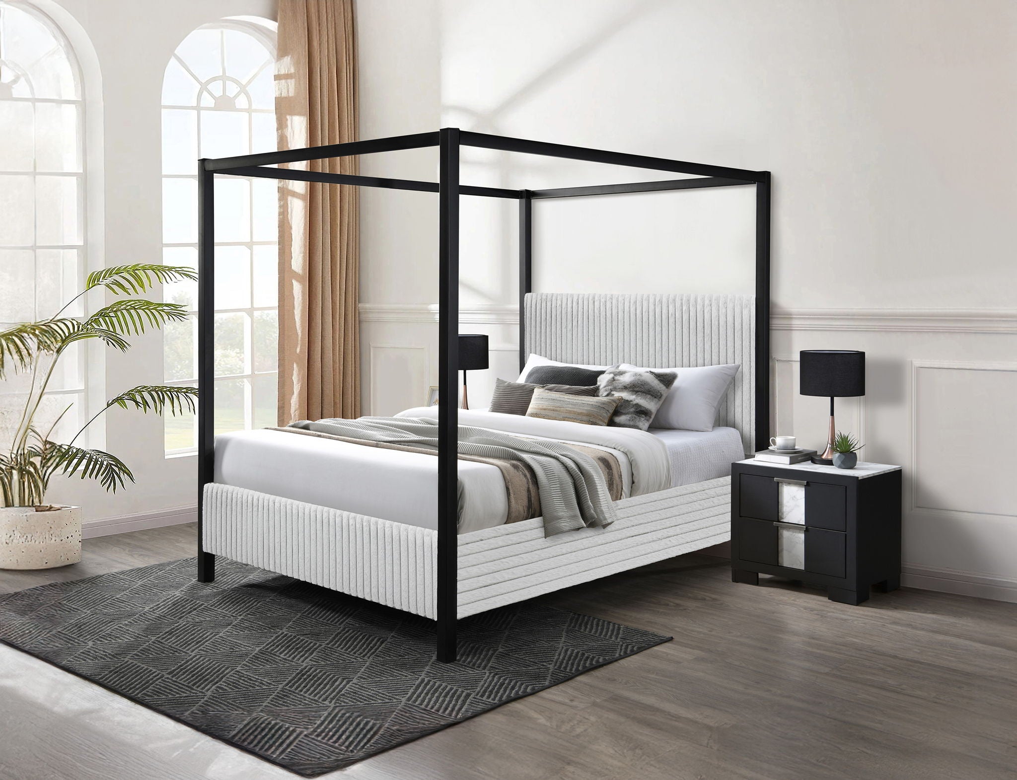 Cora - Canopy Bed - Urban Living Furniture (Los Angeles, CA)