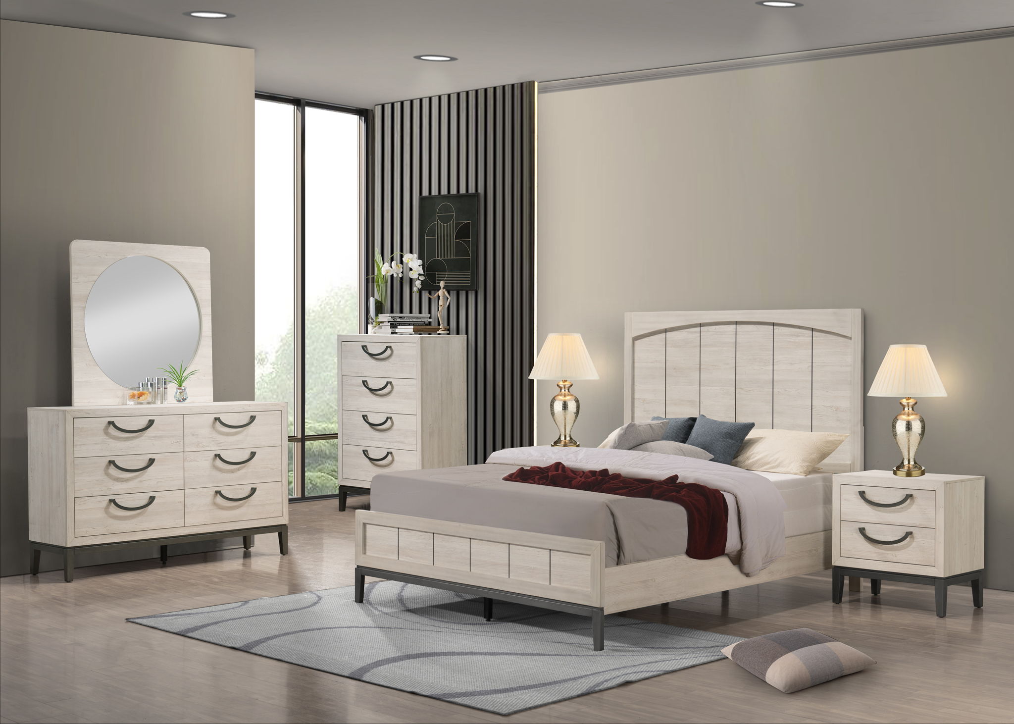 Veda - Bed - Urban Living Furniture (Los Angeles, CA)