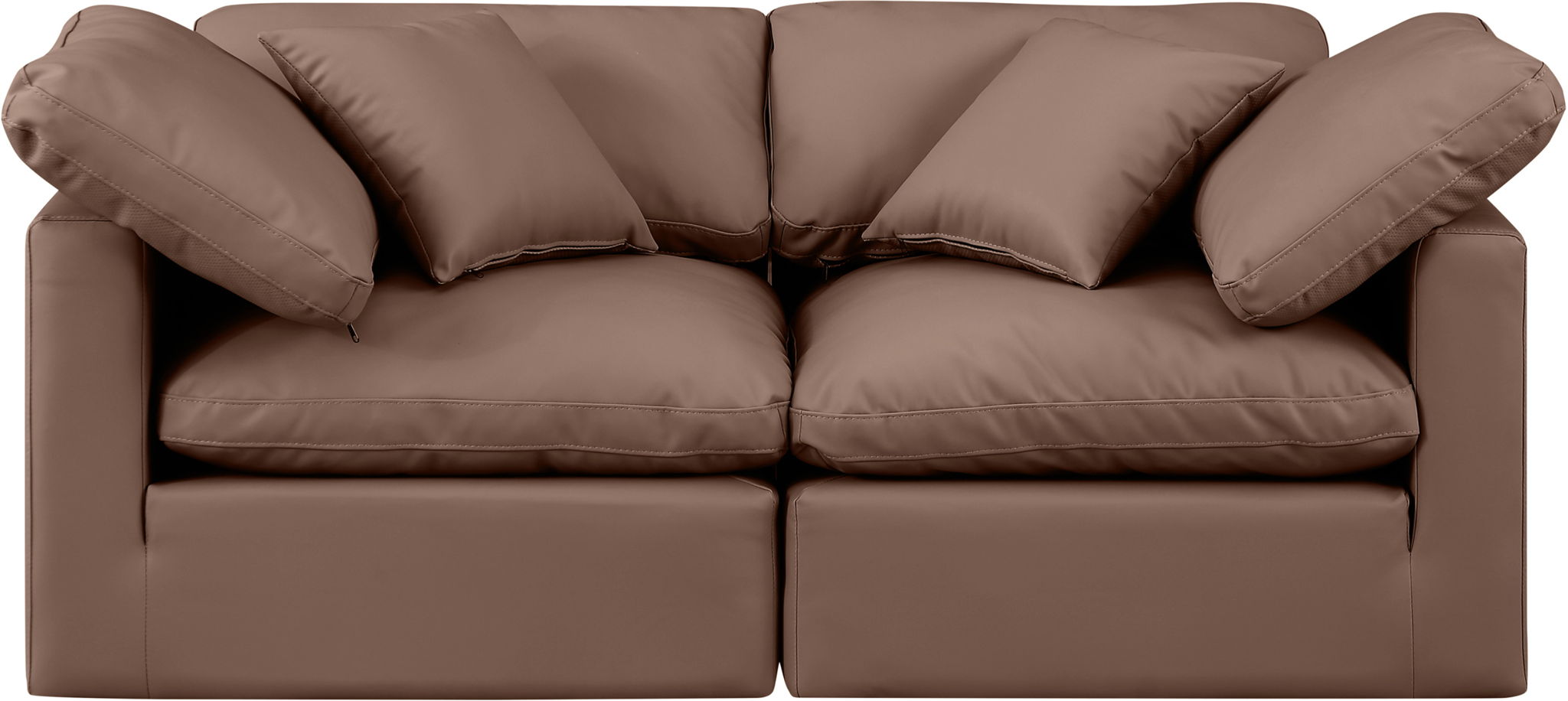 Indulge - Faux Leather 2 Seat Modular Sofa - Urban Living Furniture (Los Angeles, CA)