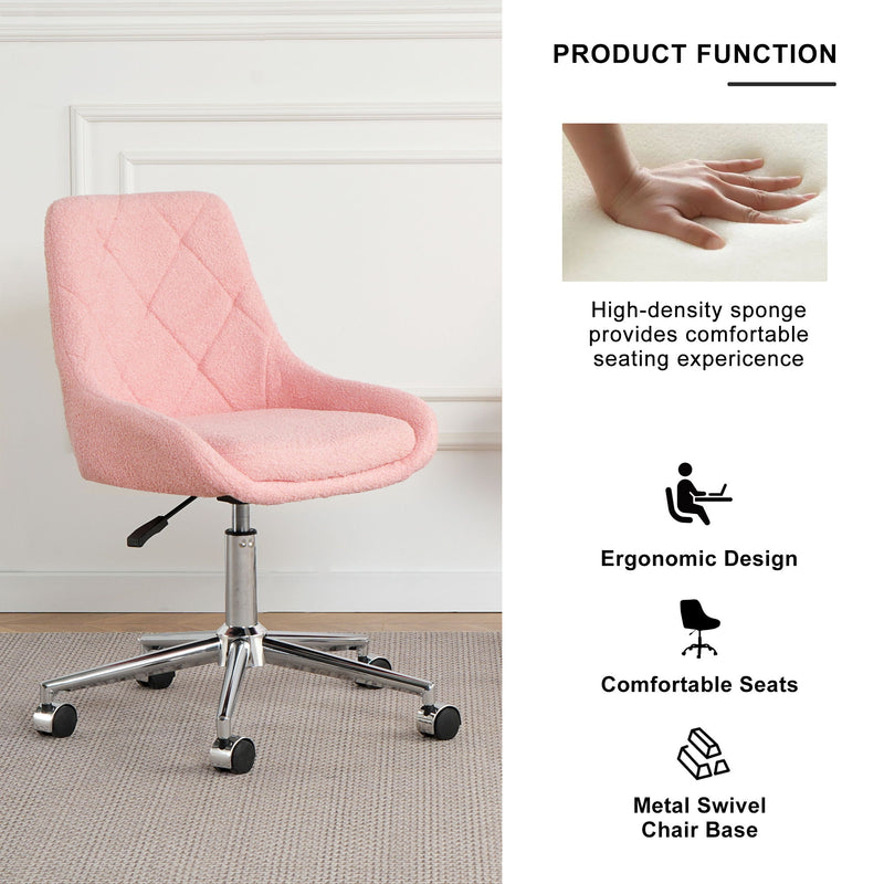 Adjustable And Space-Saving Chair With Golden Electroplated Legs