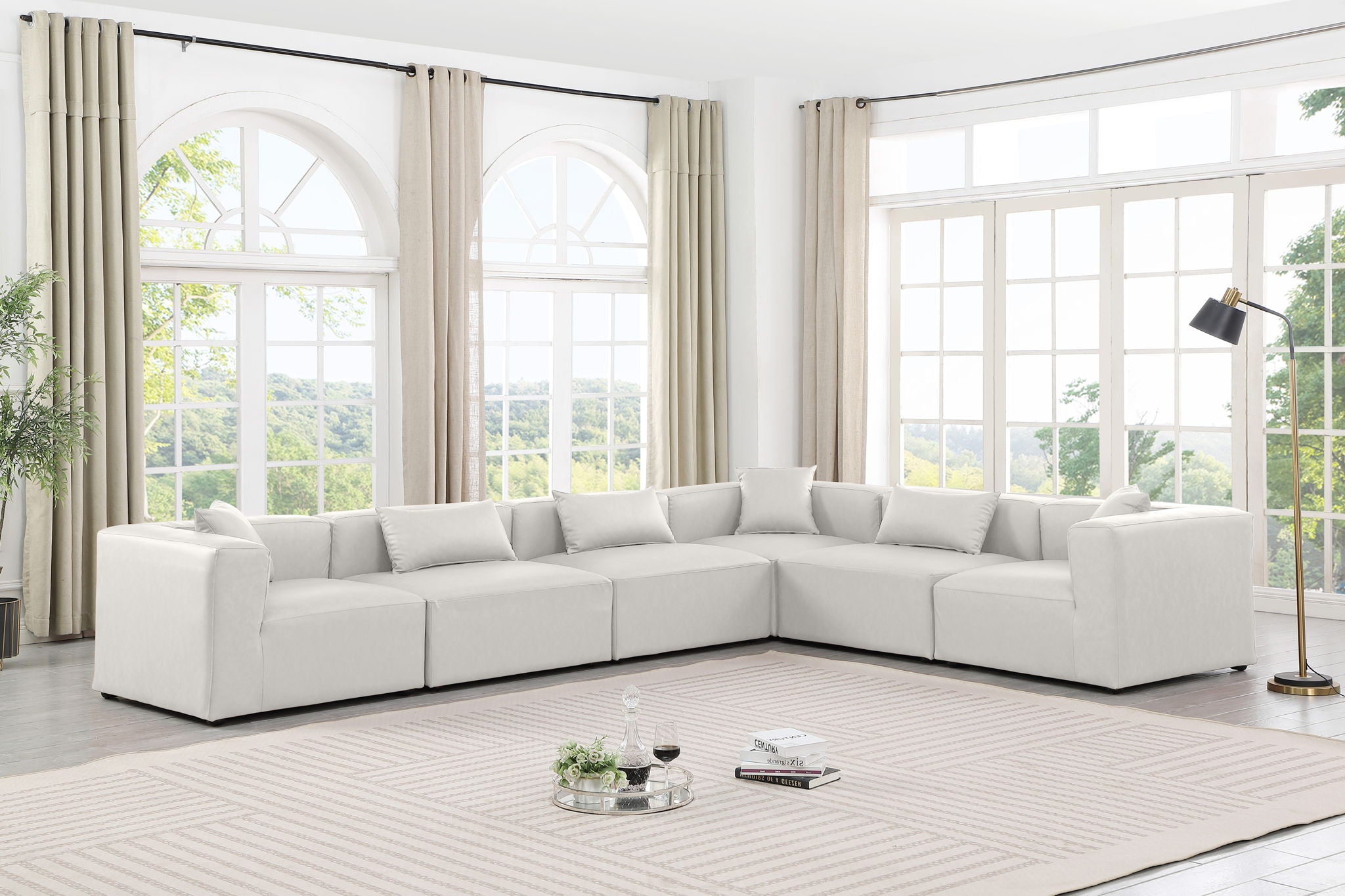 Cube - 6 Piece Modular Corner Sectional