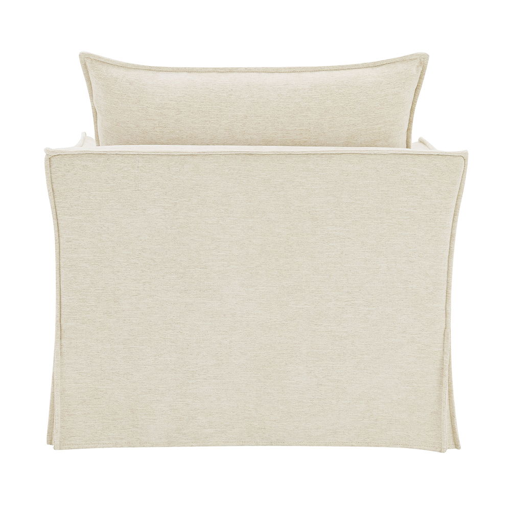 Shane - Chair With 2 Pillows - Beige Linen - Urban Living Furniture (Los Angeles, CA)