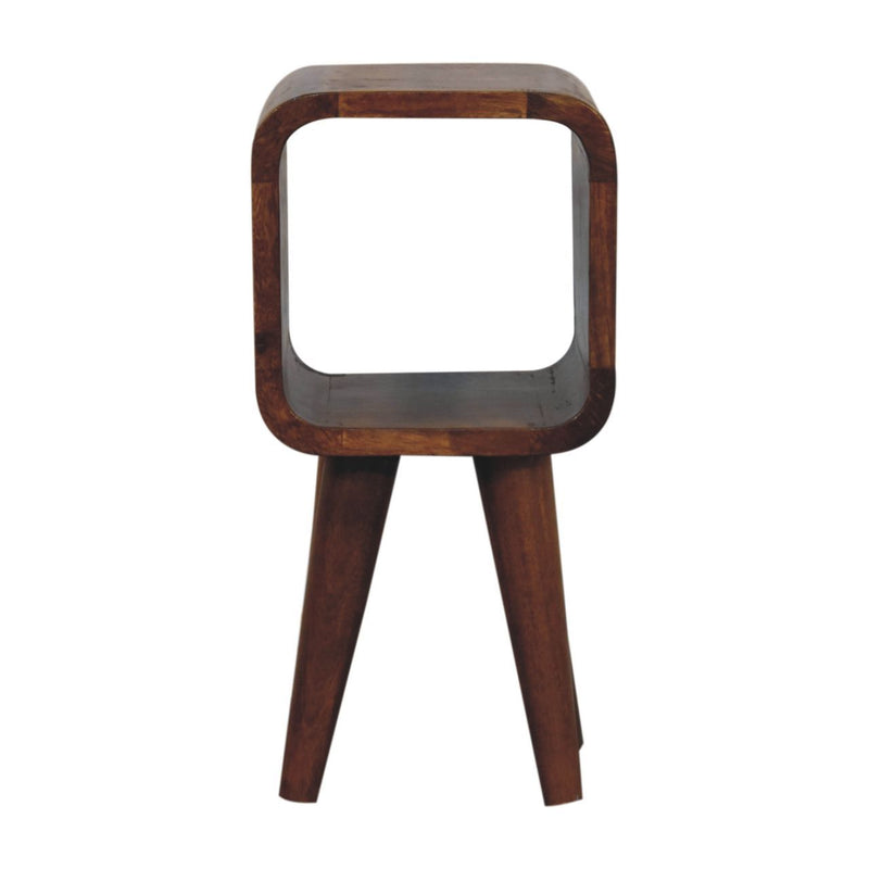 Minimalist Open Curved Nightstand