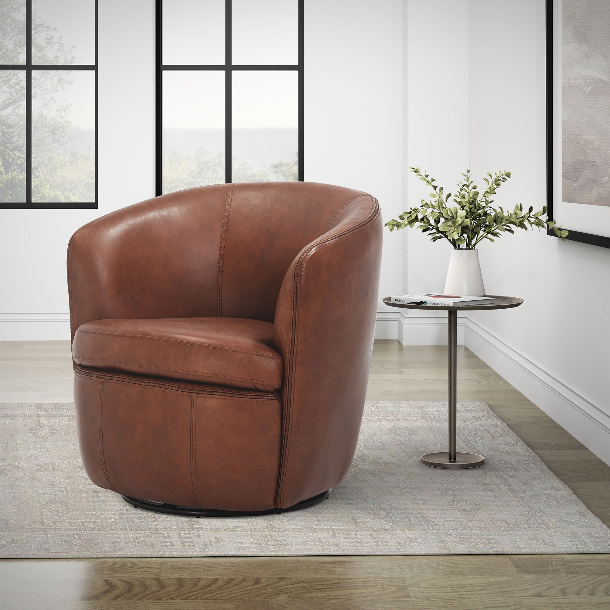 Barolo - Swivel Club Chair - Urban Living Furniture (Los Angeles, CA)