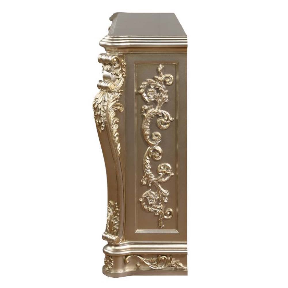 Zabrina - Fireplace - Antique Silver Finish - 49.7" - Urban Living Furniture (Los Angeles, CA)