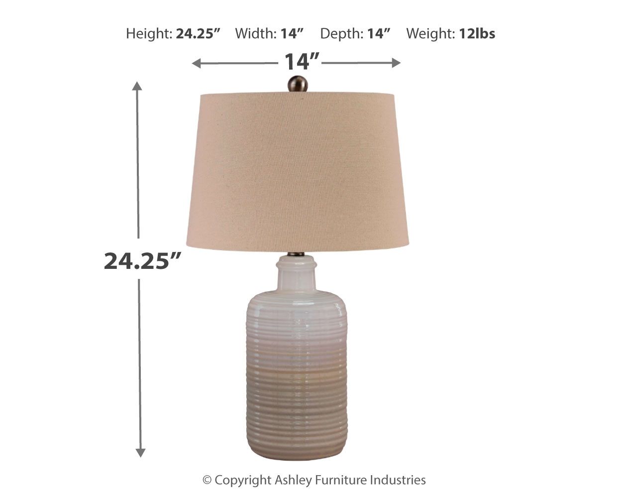 Marnina - Table Lamp - Urban Living Furniture (Los Angeles, CA)