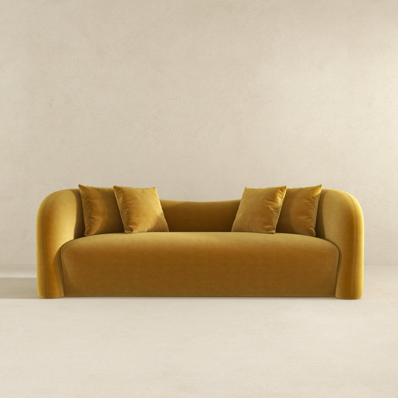 Mason - Mid Century Modern Luxury Tight Back Curvy Couch