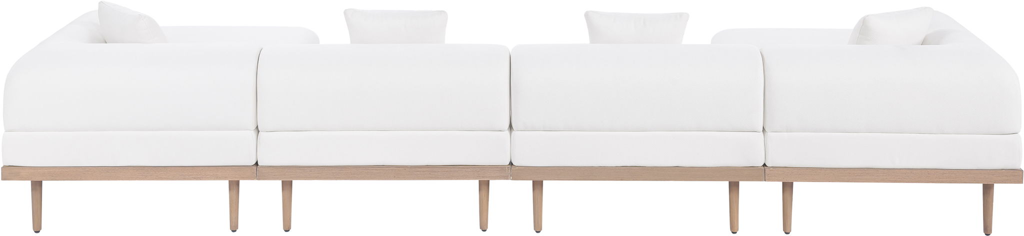 Laguna - 6 Piece 142" Outdoor Patio Modular Sectional - Urban Living Furniture (Los Angeles, CA)