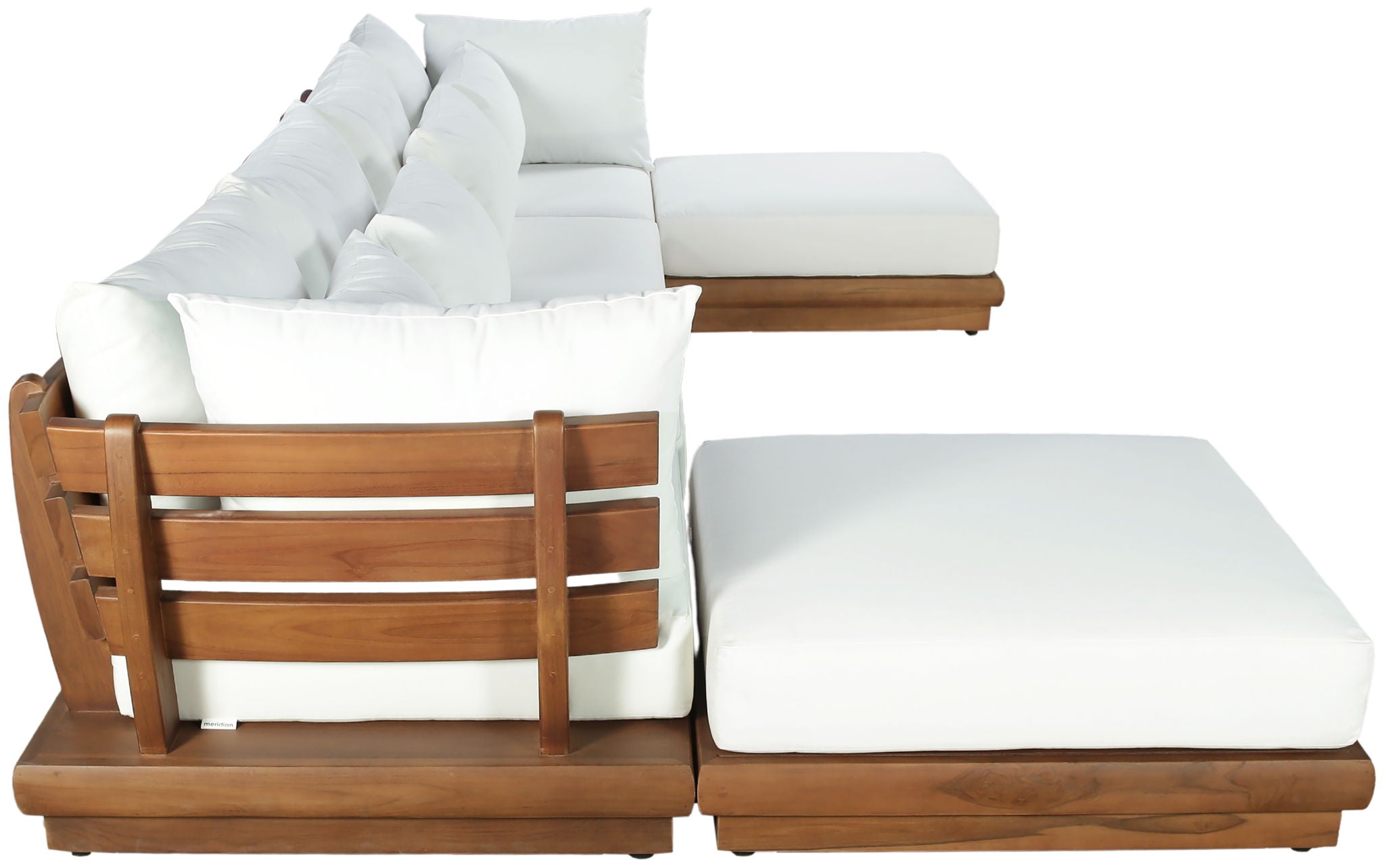 Mirella - 6 Piece Water Resistant Fabric Upholstered Outdoor Patio Modular Sectional - Urban Living Furniture (Los Angeles, CA)