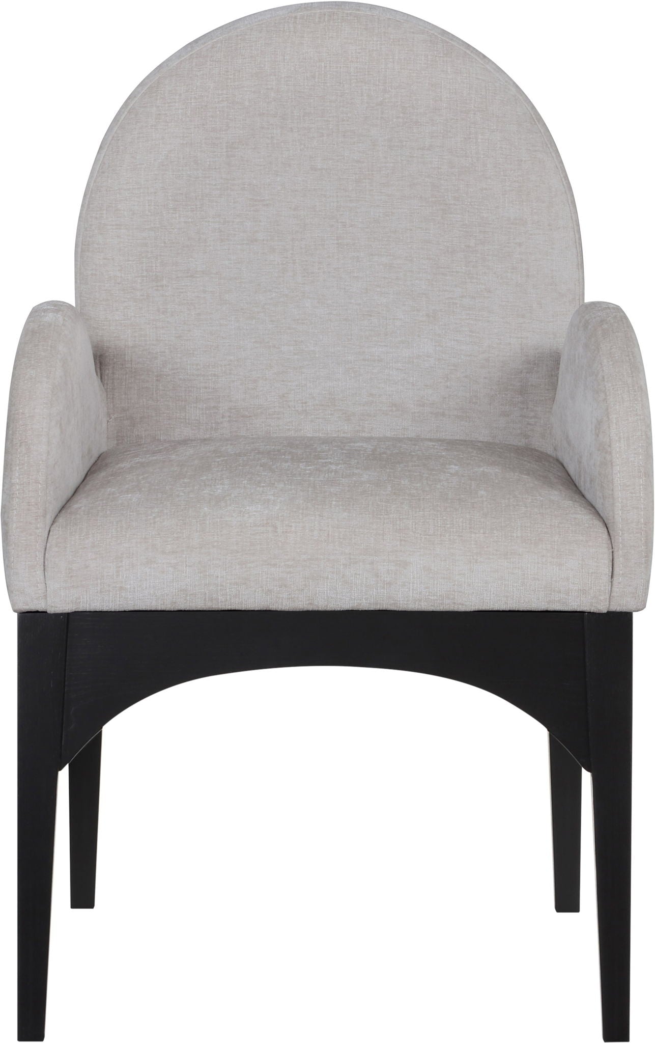 Waldorf - Chenille Dining Arm Chair With Black Legs - Urban Living Furniture (Los Angeles, CA)