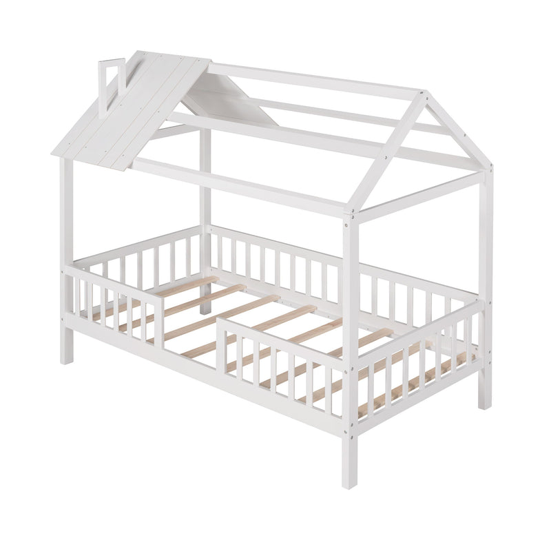 House Bed With Fence