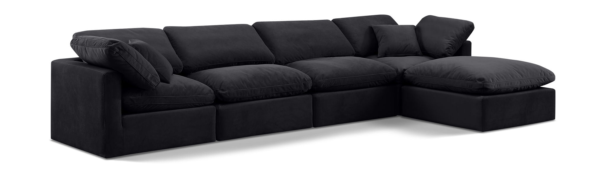 Indulge - Velvet 5 Piece Modular Sectional With Chaise - Urban Living Furniture (Los Angeles, CA)