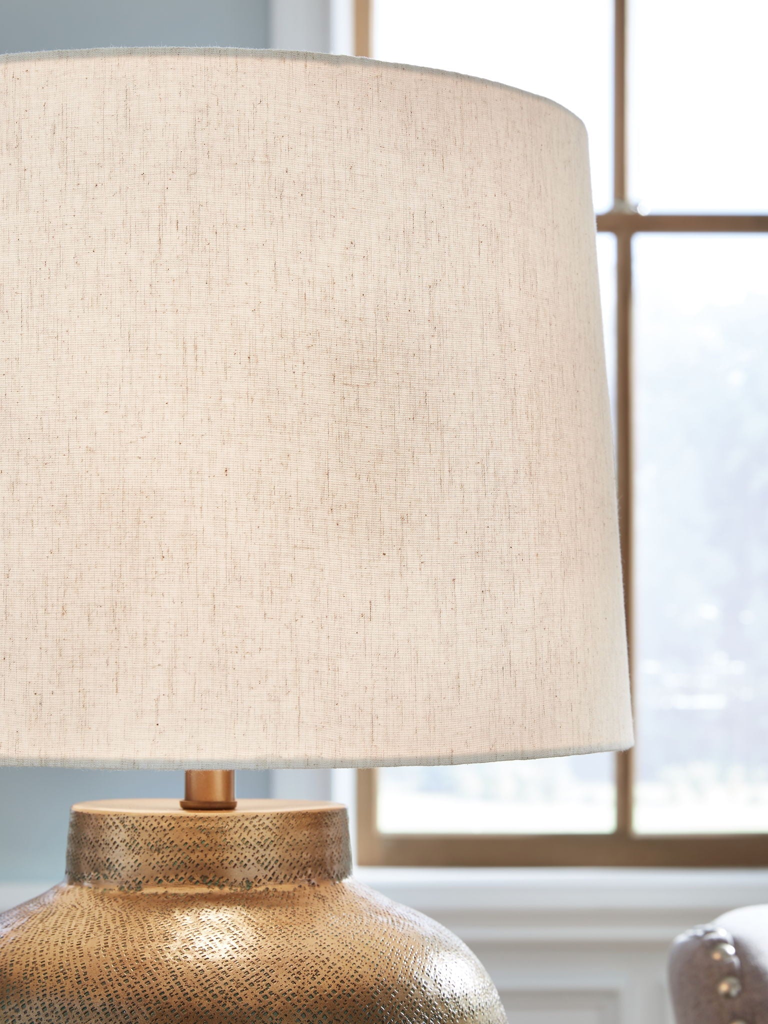 Madney - Antique Gold Finish - Metal Table Lamp - Urban Living Furniture (Los Angeles, CA)