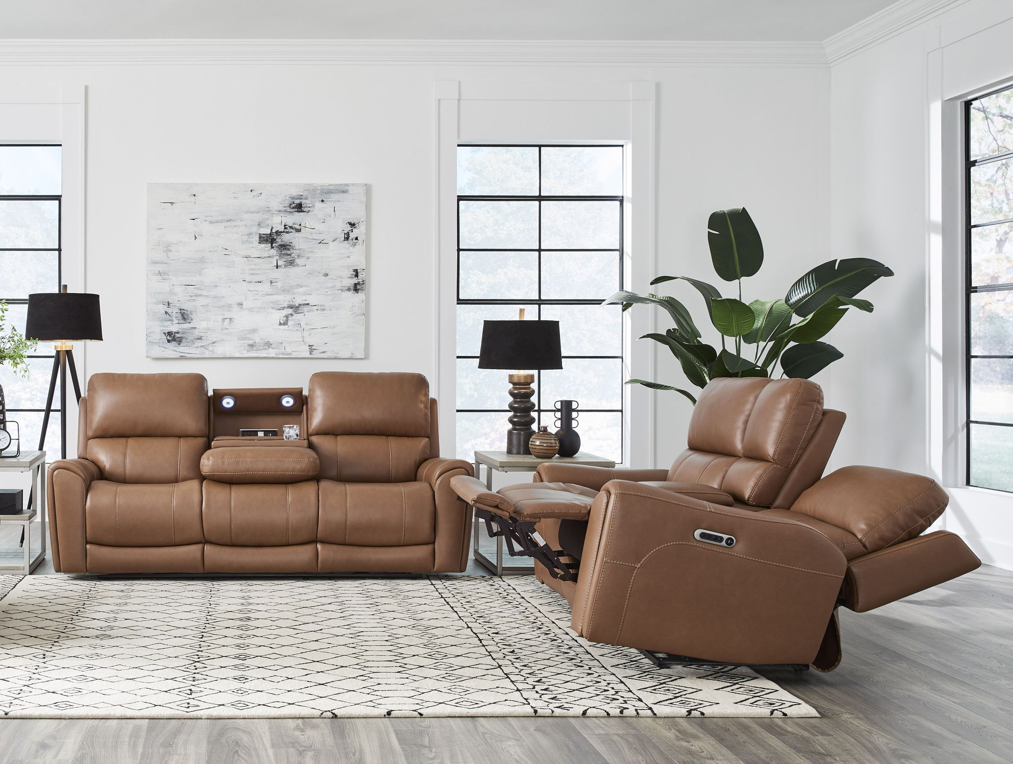 Hancock - Zero Gravity Power Reclining Sofa Set