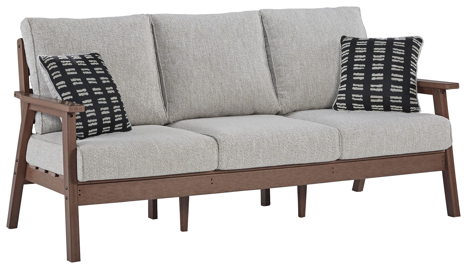Emmeline - Brown / Beige - Sofa with Cushion - Urban Living Furniture (Los Angeles, CA)
