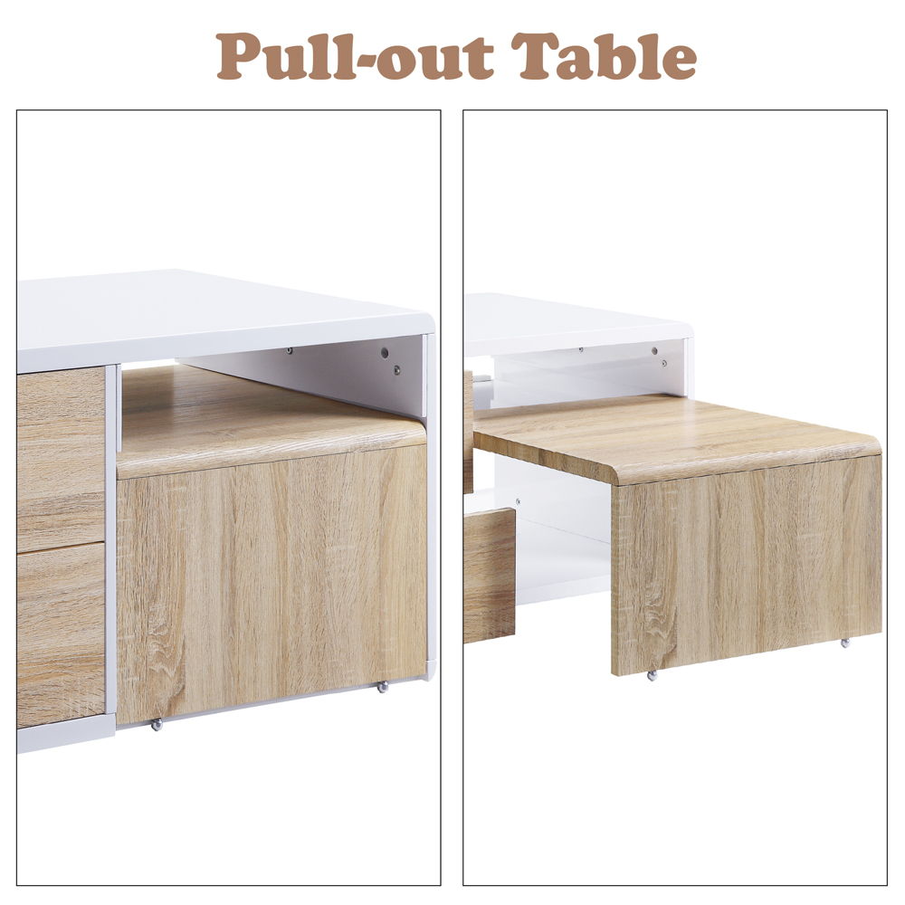 Verux - Coffee Table - White High Gloss - Urban Living Furniture (Los Angeles, CA)