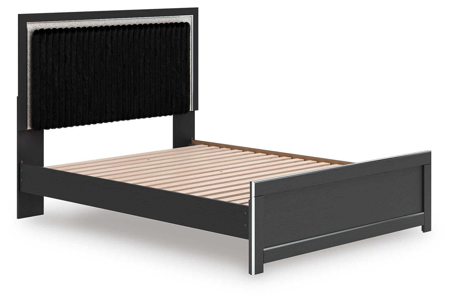 Zuraleus - Upholstered Panel Platform Bed With Roll Slats - Urban Living Furniture (Los Angeles, CA)