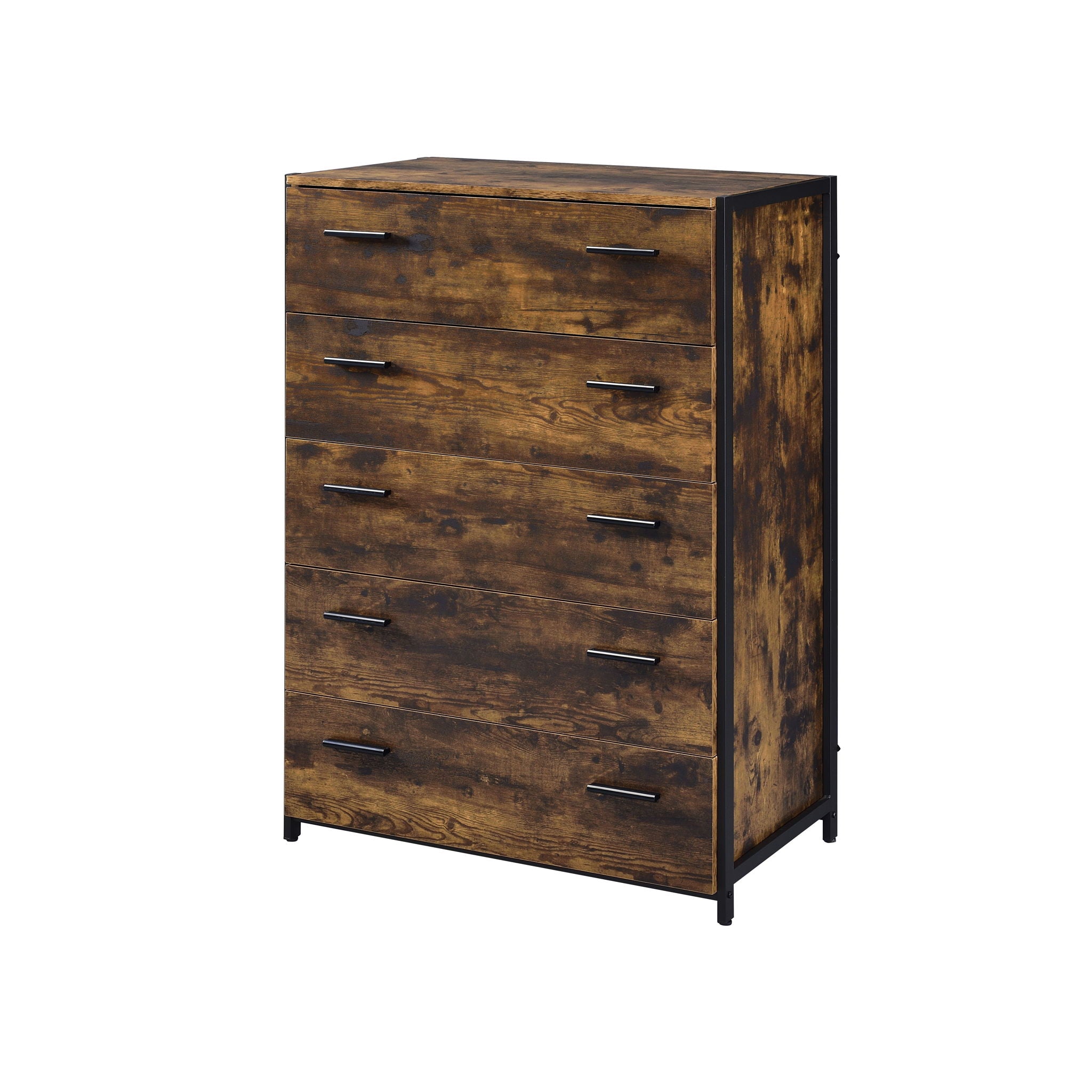 Juvanth - Chest - Rustic Oak & Black Finish - Urban Living Furniture (Los Angeles, CA)