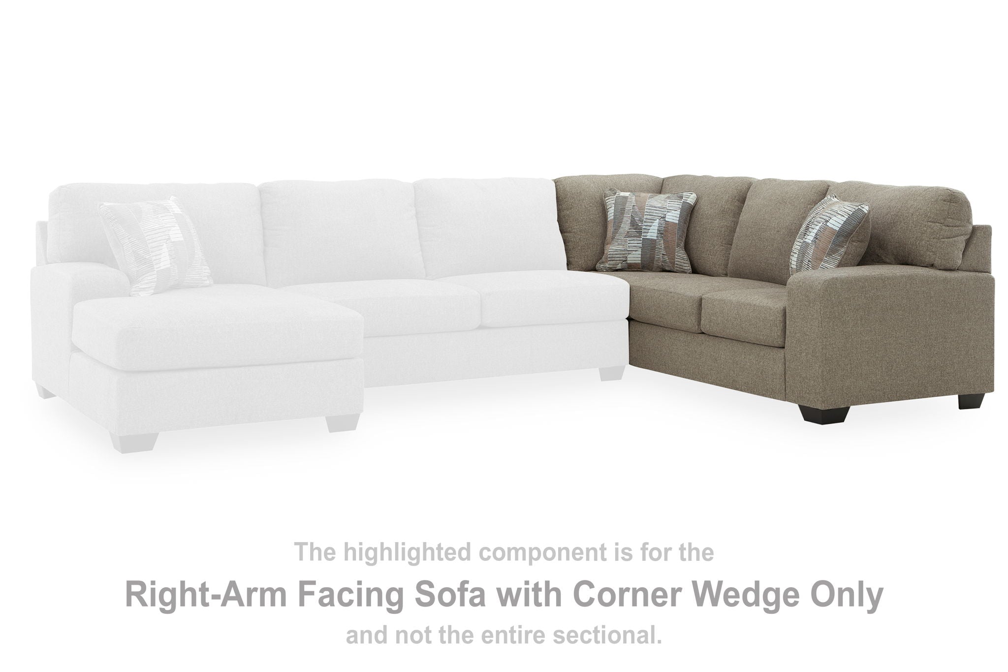 Newellen - RAF Sofa With Corner Wedge - Beige - Urban Living Furniture (Los Angeles, CA)