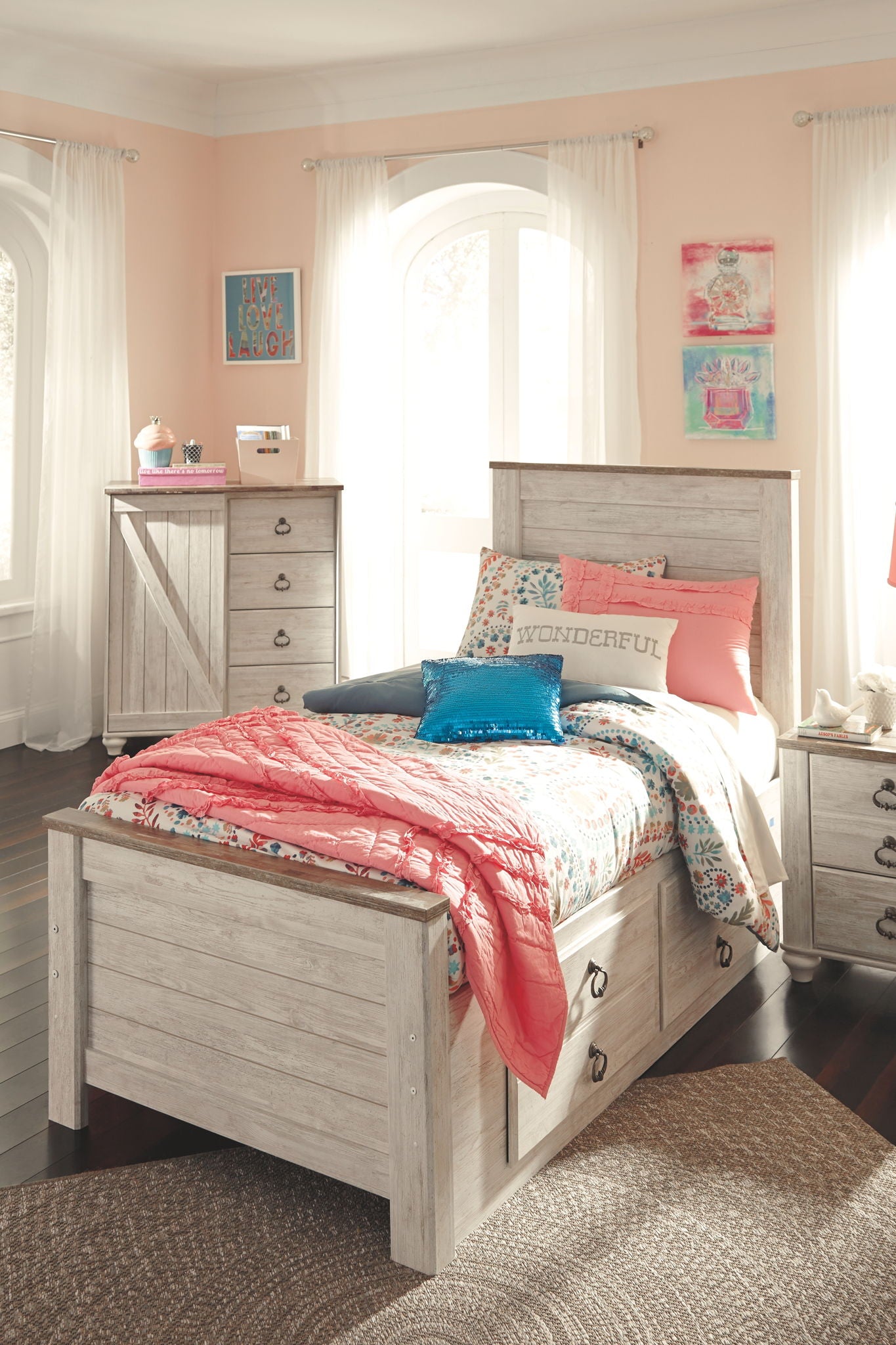 Willowton - Panel Bed - Urban Living Furniture (Los Angeles, CA)