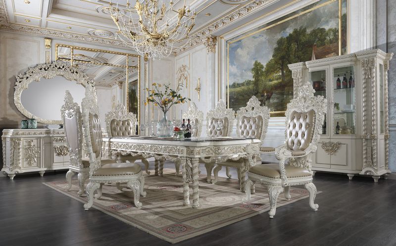 Vanaheim - Dining Table - Antique White - Urban Living Furniture (Los Angeles, CA)