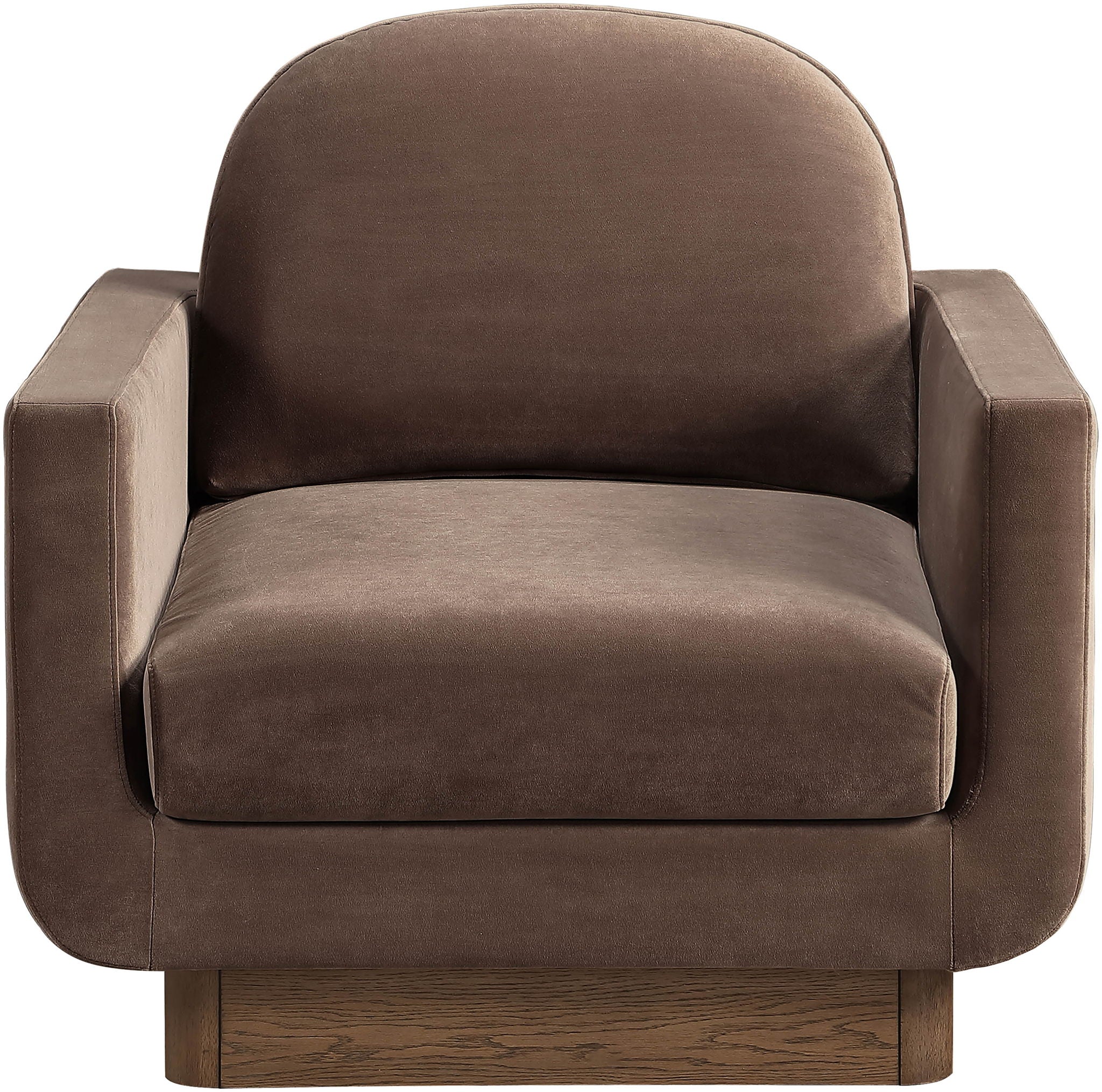 Diviento - Velvet Performance Fabric Upholstered Accent Chair - Urban Living Furniture (Los Angeles, CA)