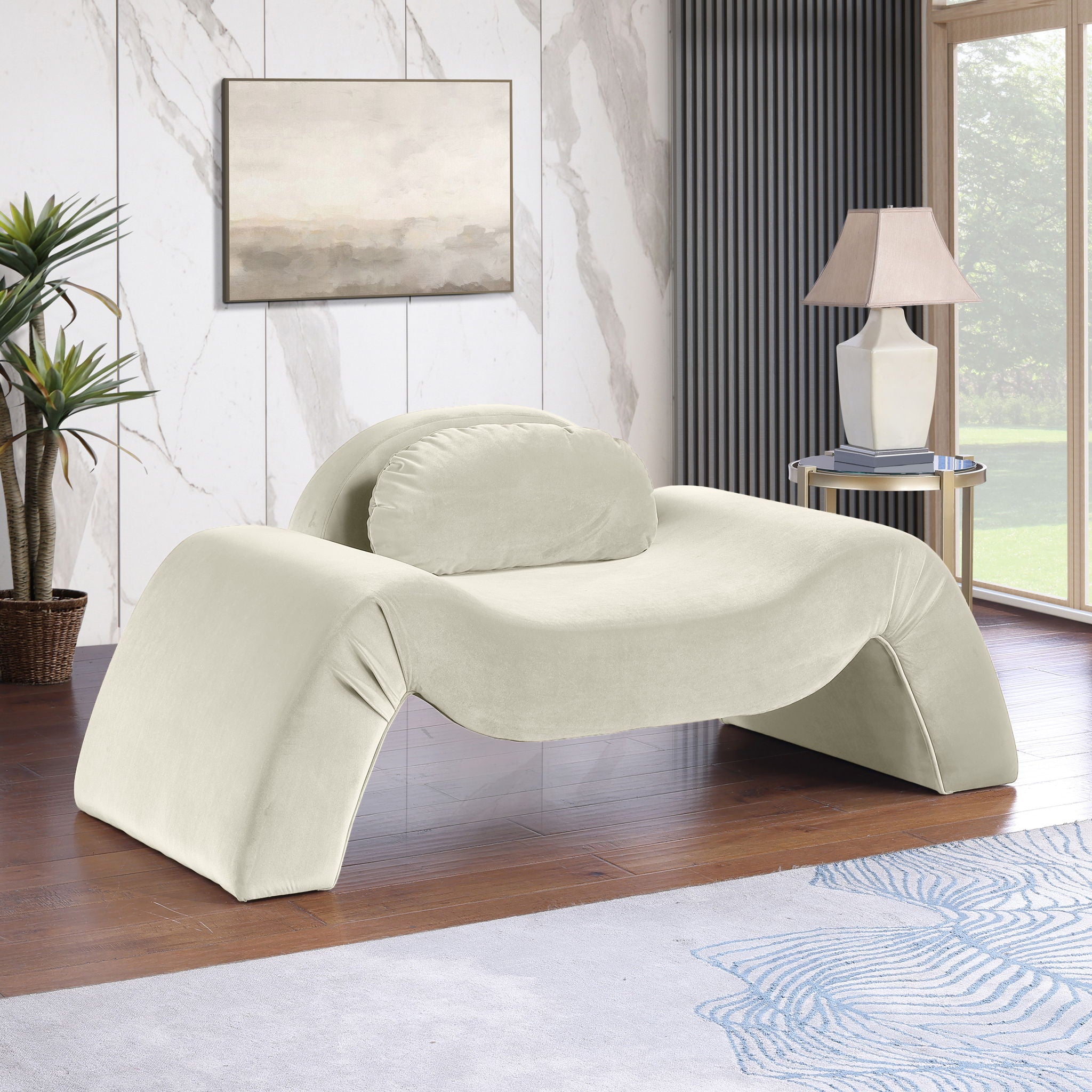 Austin - Velvet Accent Chair - Urban Living Furniture (Los Angeles, CA)