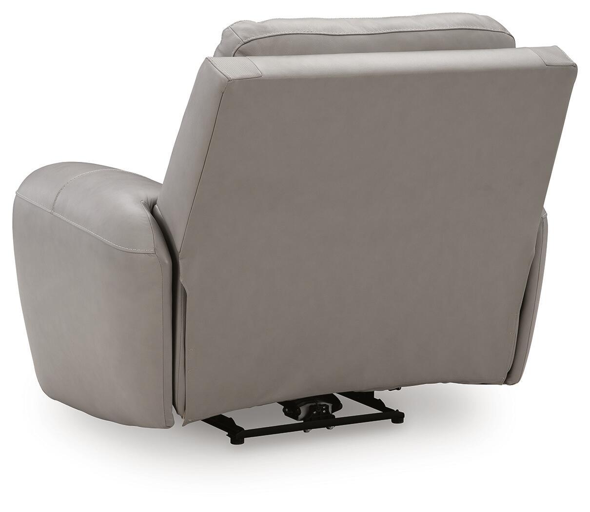 Real Moments - Power Recliner With Audio Seating - Ash - Urban Living Furniture (Los Angeles, CA)