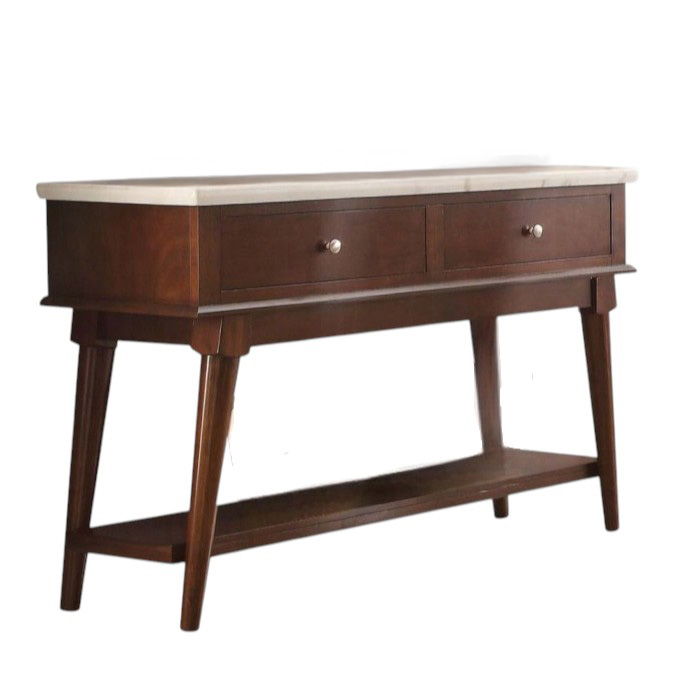 Gasha - Server - White Marble Top & Walnut - Urban Living Furniture (Los Angeles, CA)
