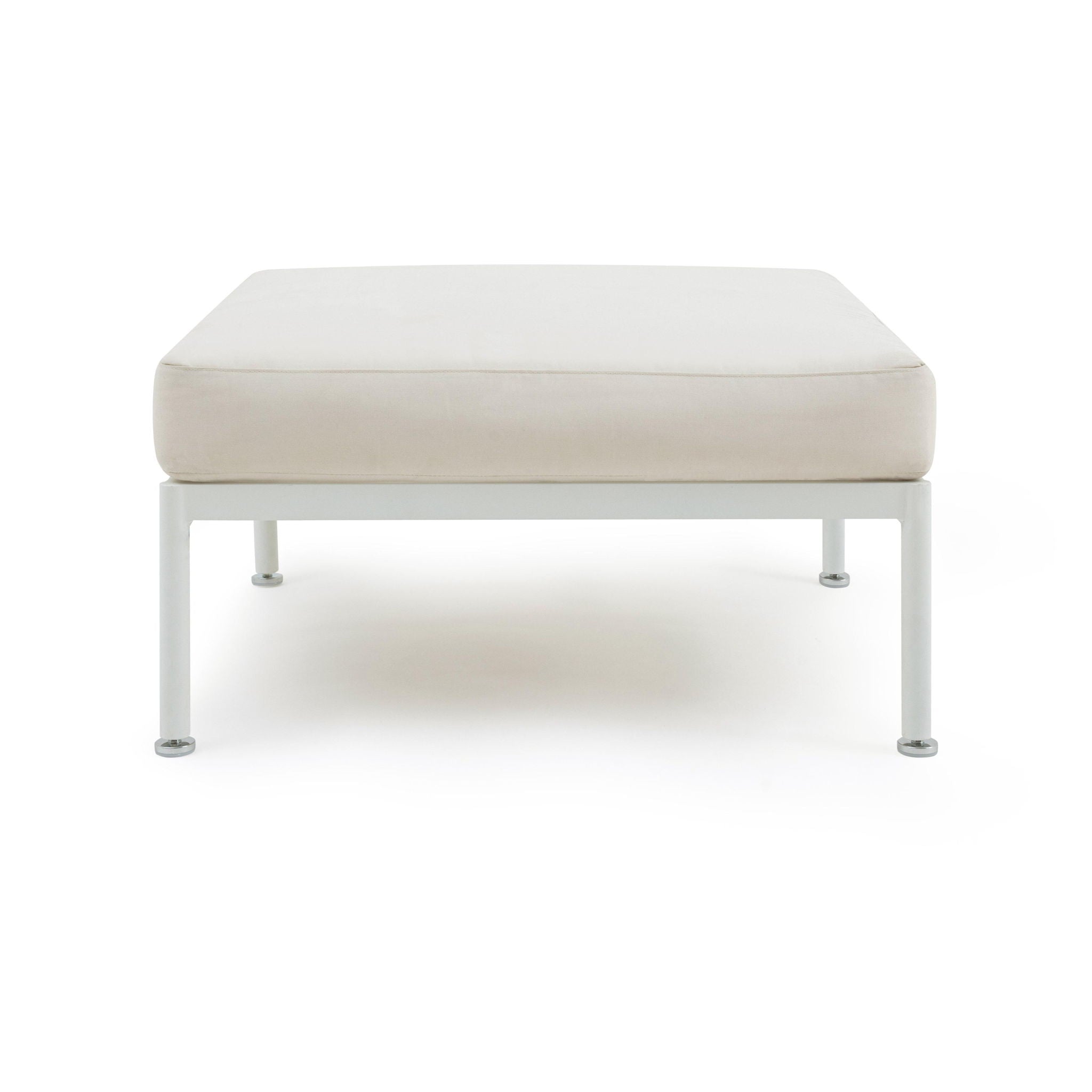 Dunes - Outdoor Ottoman - Cream - Urban Living Furniture (Los Angeles, CA)