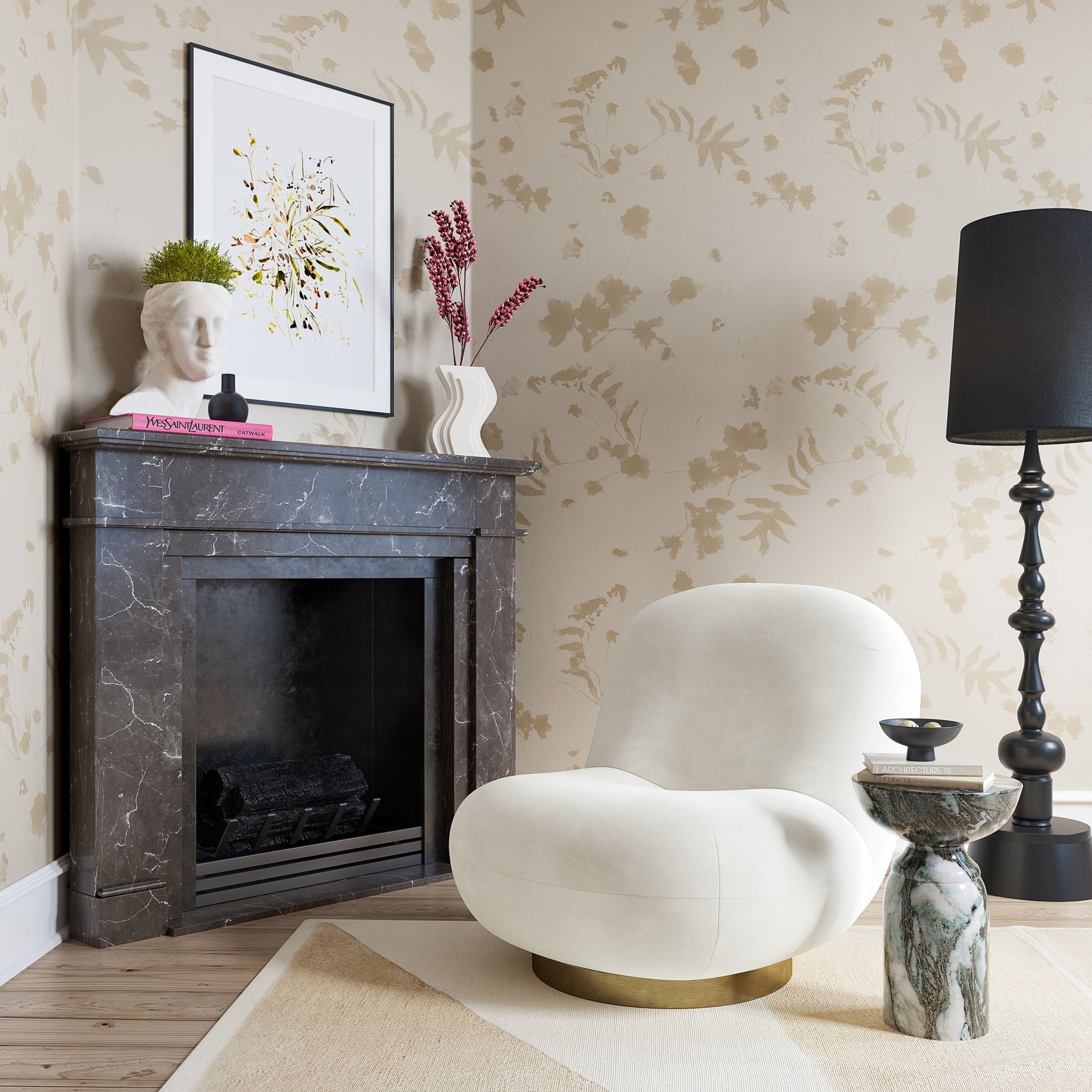 Rue - Marble Side Table - Urban Living Furniture (Los Angeles, CA)
