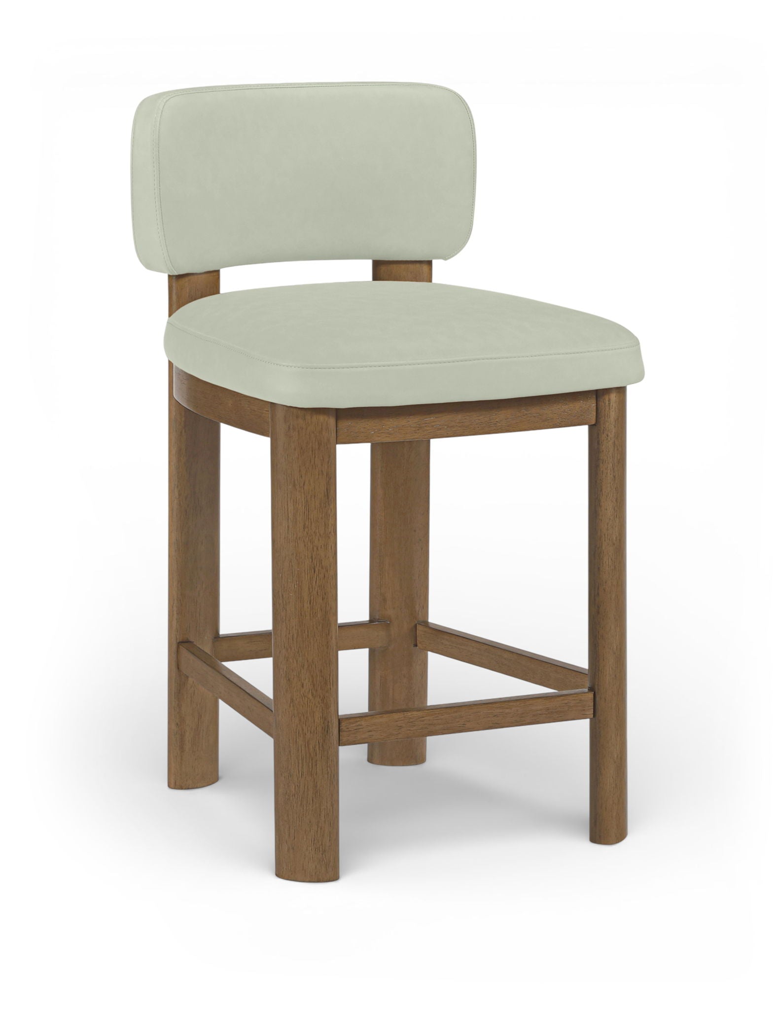 Paloma - Faux Leather Upholstered Counter Stool (Set of 2) - Brown Frame - Urban Living Furniture (Los Angeles, CA)