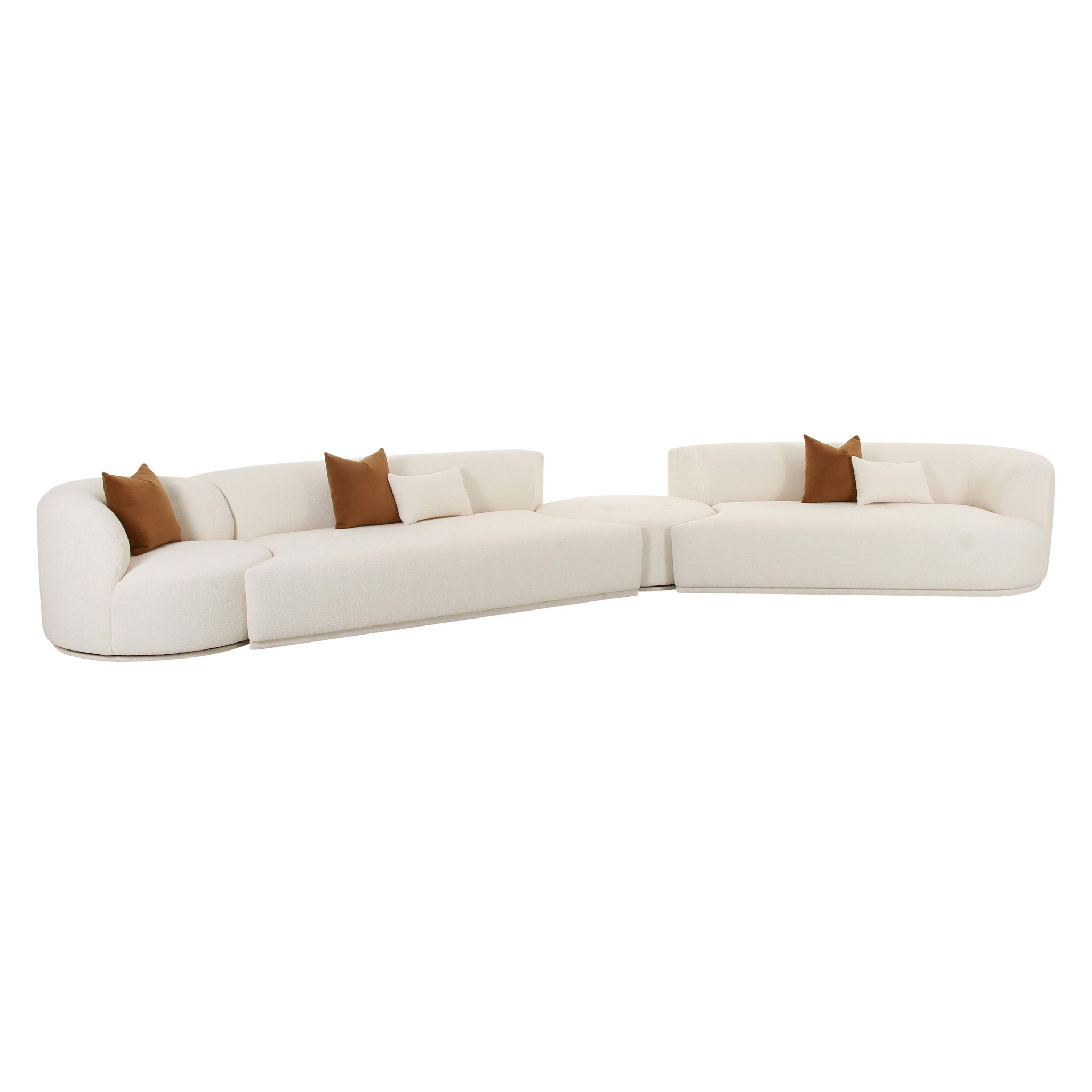 Fickle - Boucle Modular Sectional - Urban Living Furniture (Los Angeles, CA)