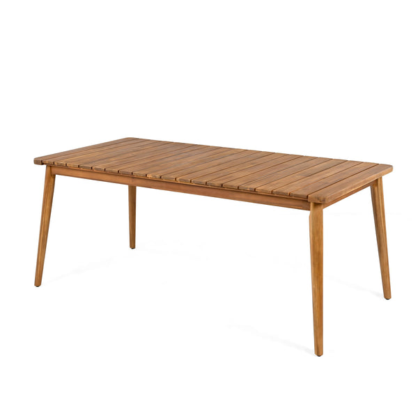 Dining Table 8 Person Outdoor Table, Farmhouse Furniture For Patio, Garden, Backyard - Teak