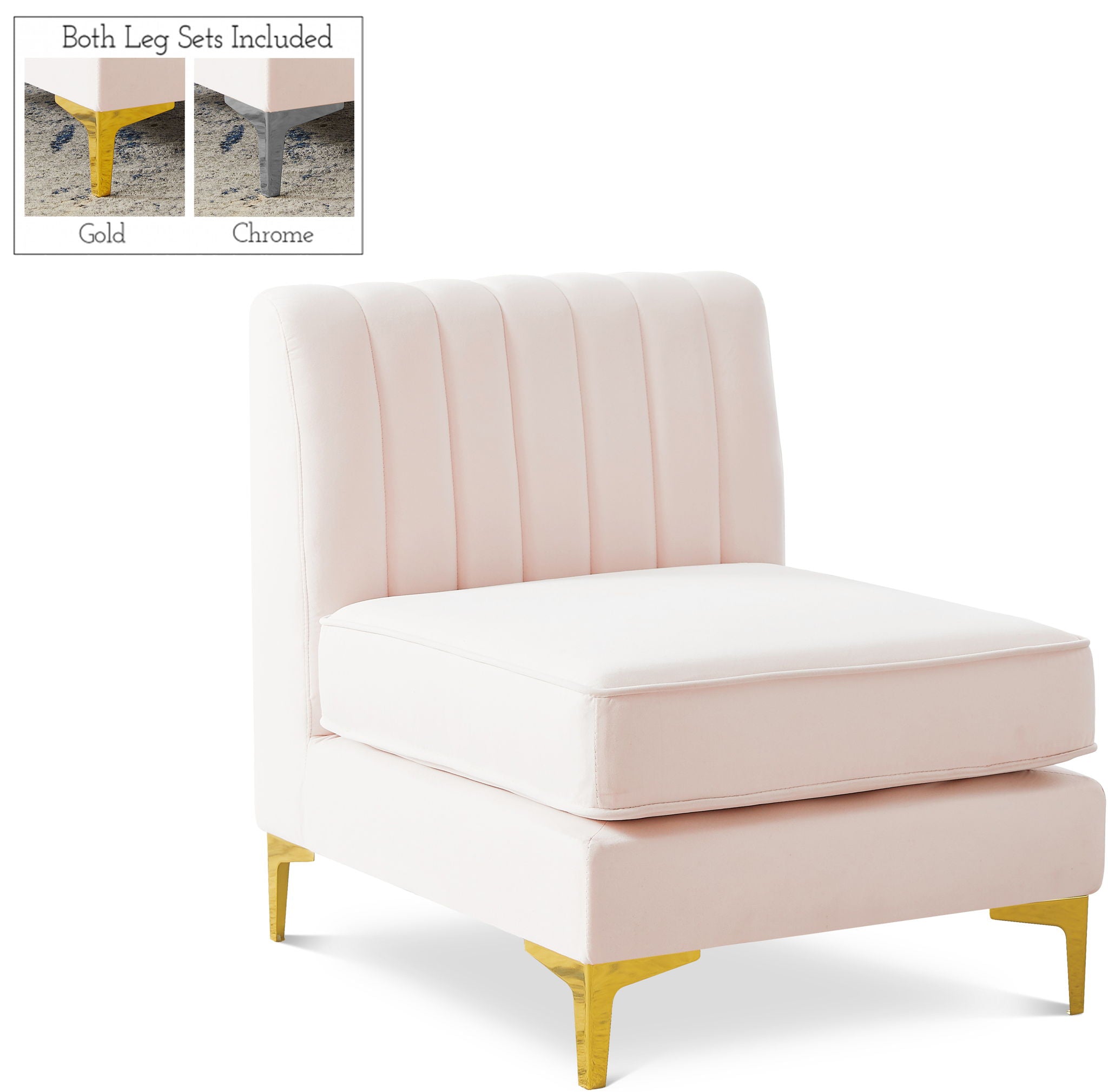 Alina - Armless Chair - Urban Living Furniture (Los Angeles, CA)