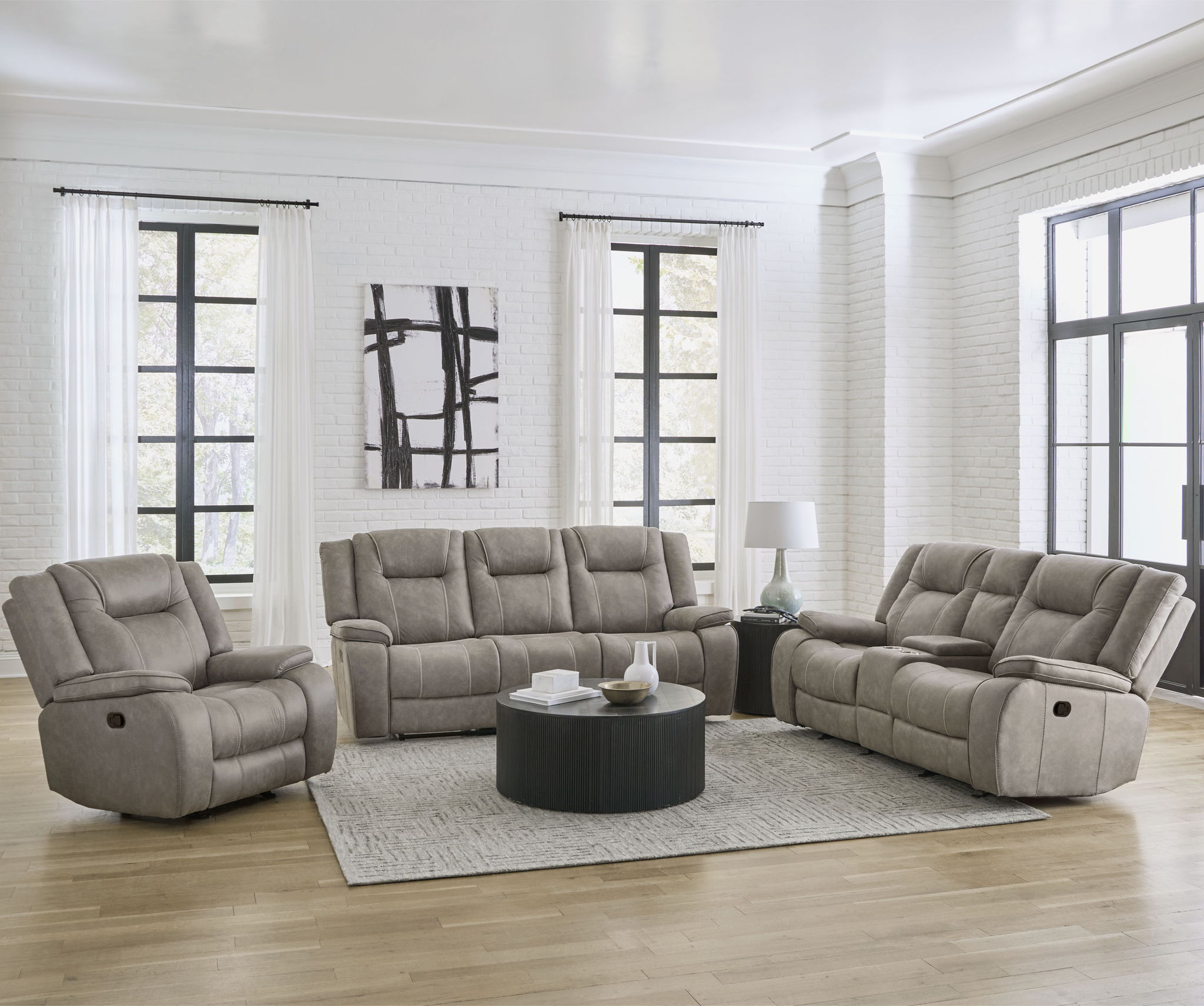 Blake - Manual Reclining Sofa Set - Urban Living Furniture (Los Angeles, CA)