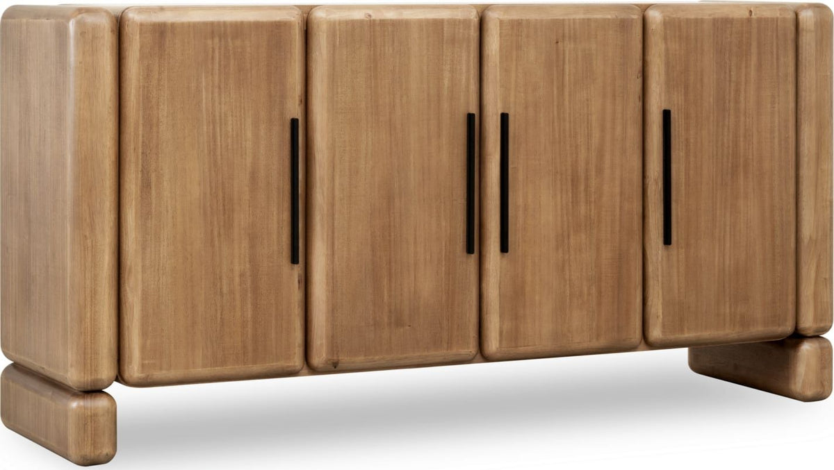 Nia - Four Door Acacia Wood Sideboard - Lioness