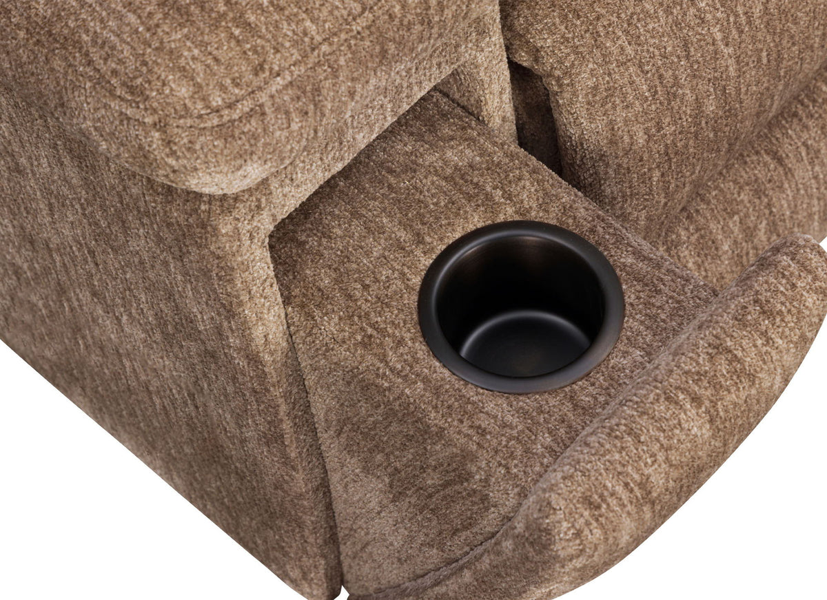 Bronco - Power Left Arm Facing Zero Gravity Recliner P2 - Plush Tobacco