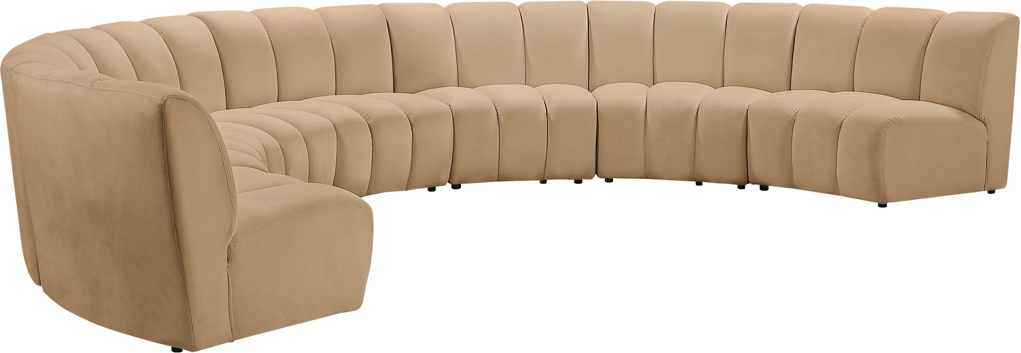 Infinity - 7 Piece Modular Sectional - Camel - Urban Living Furniture (Los Angeles, CA)