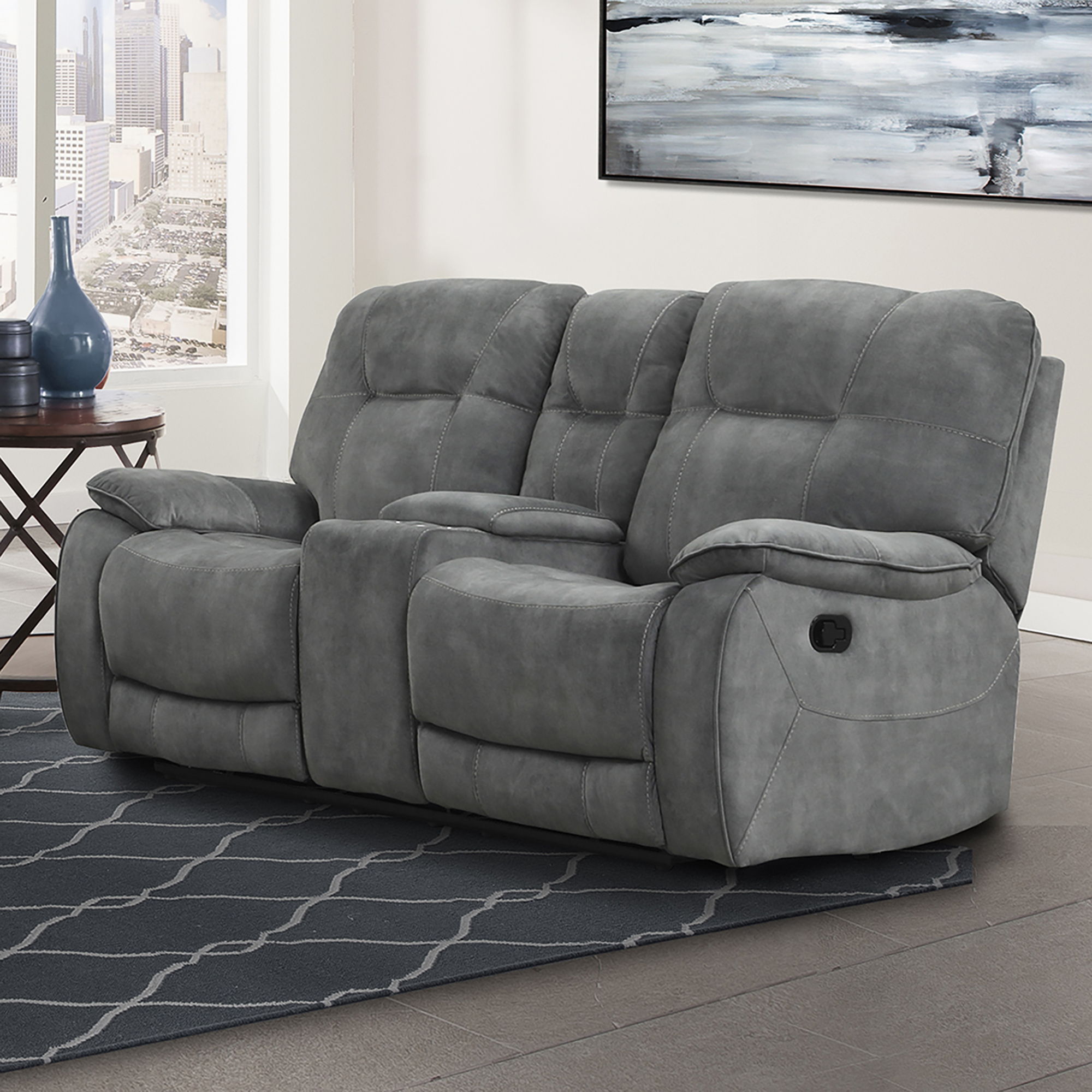 Cooper - Manual Console Loveseat - Urban Living Furniture (Los Angeles, CA)