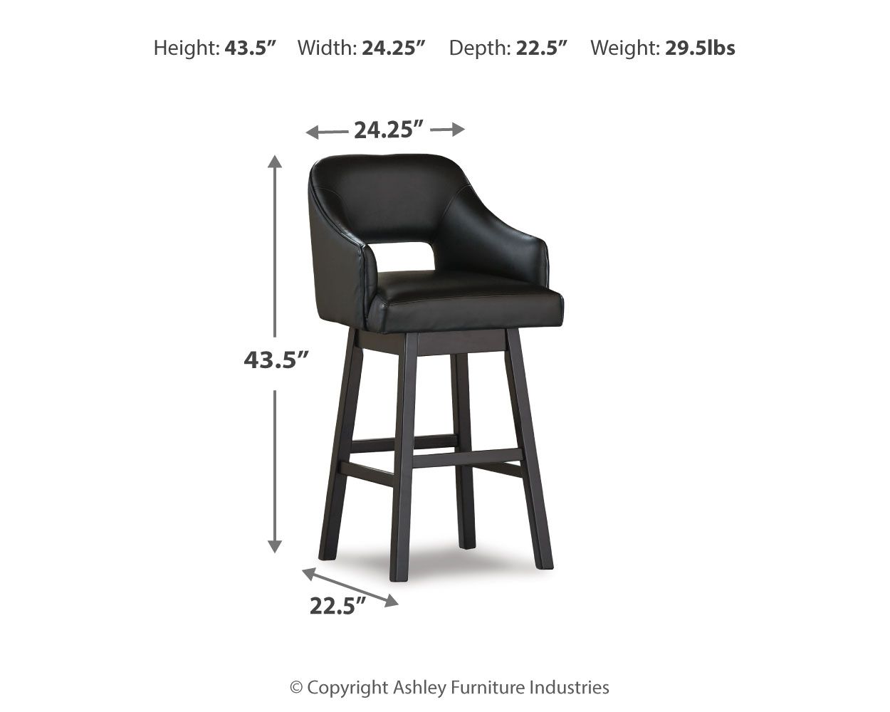 Tallenger - Upholstered Swivel Barstool (Set of 2) - Urban Living Furniture (Los Angeles, CA)