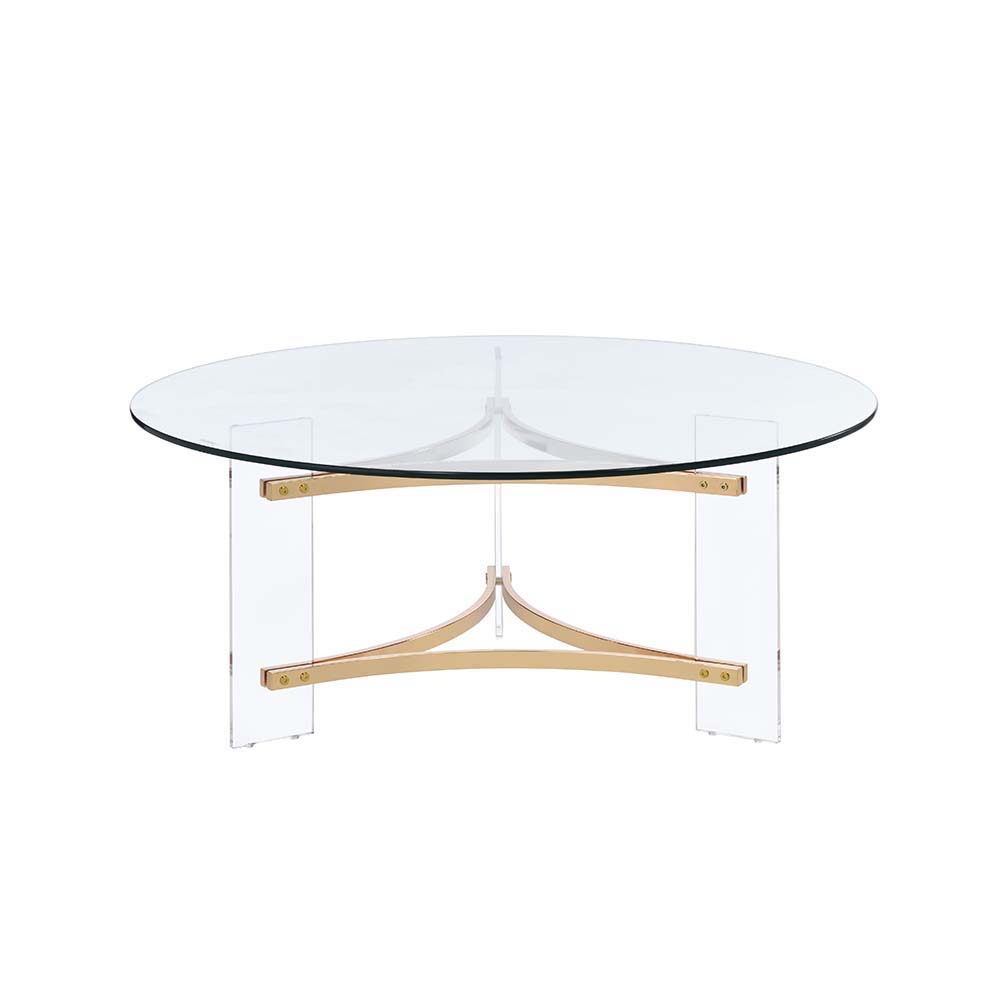 Sosi - Coffee Table - Gold Finish - Urban Living Furniture (Los Angeles, CA)