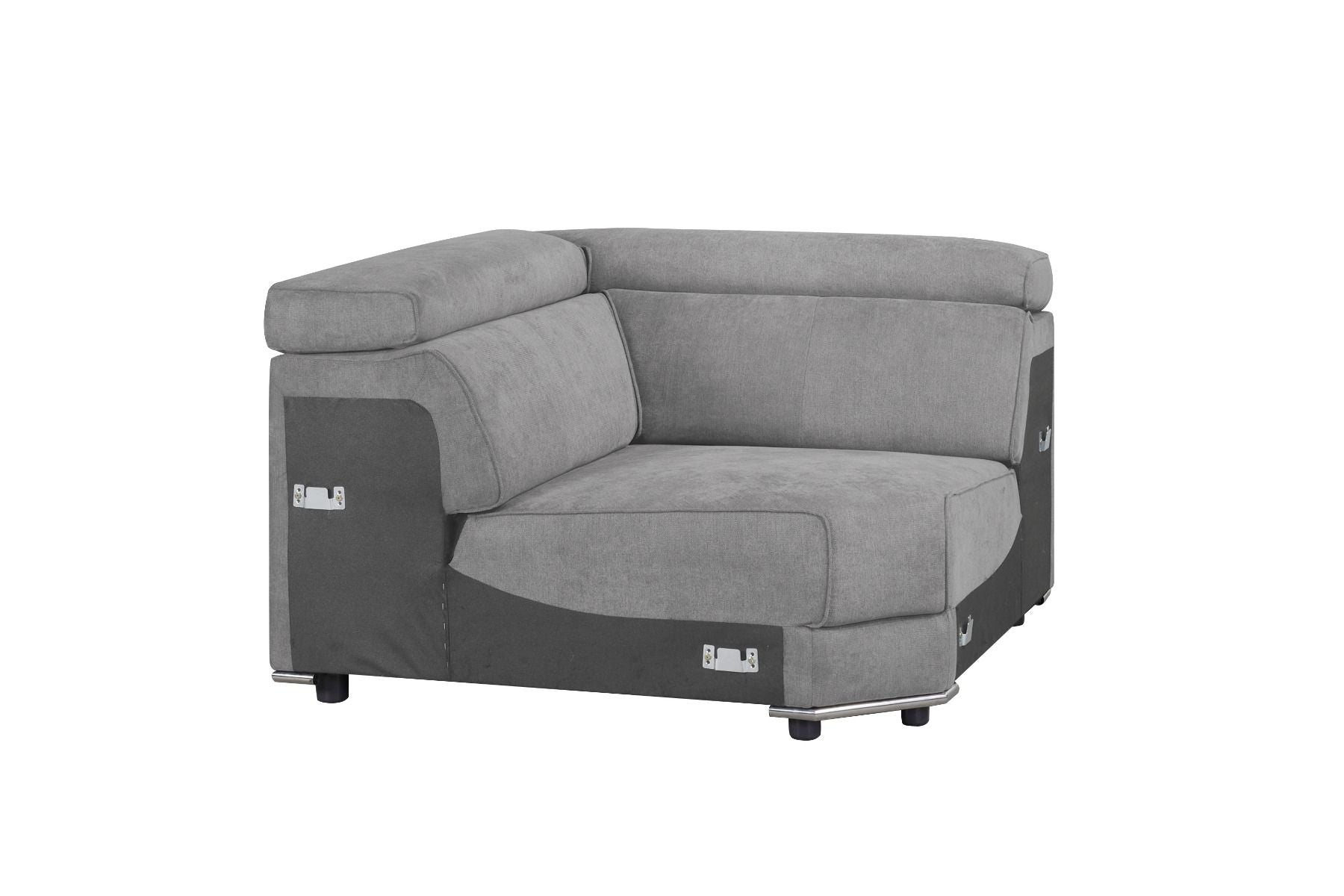 Alwin - Wedge - Dark Gray Fabric - Urban Living Furniture (Los Angeles, CA)