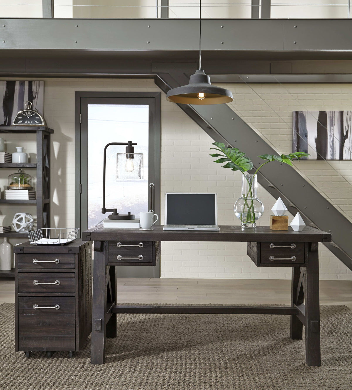 Yosemite - Solid Wood Desk - Cafe