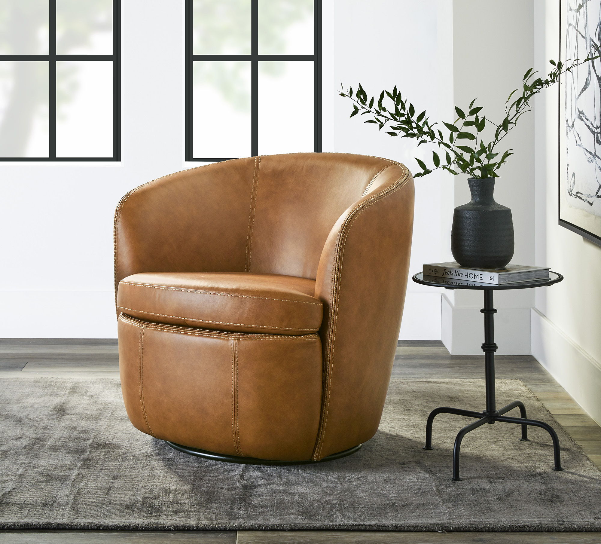 Barolo - Swivel Club Chair - Urban Living Furniture (Los Angeles, CA)