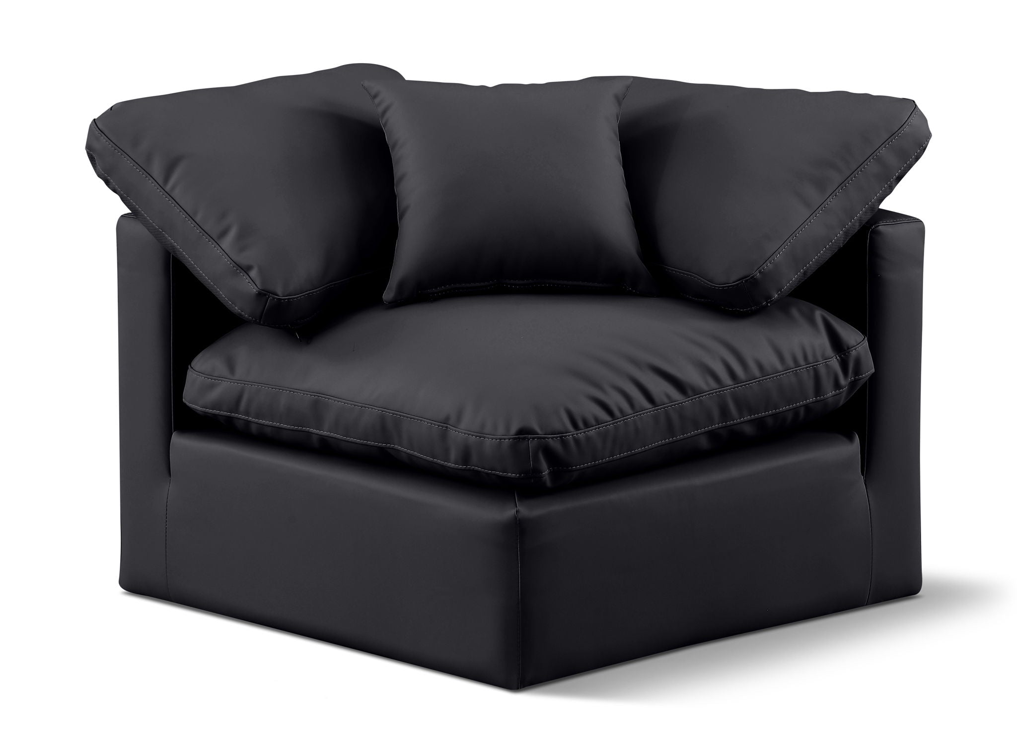 Indulge - Faux Leather Corner Chair - Urban Living Furniture (Los Angeles, CA)